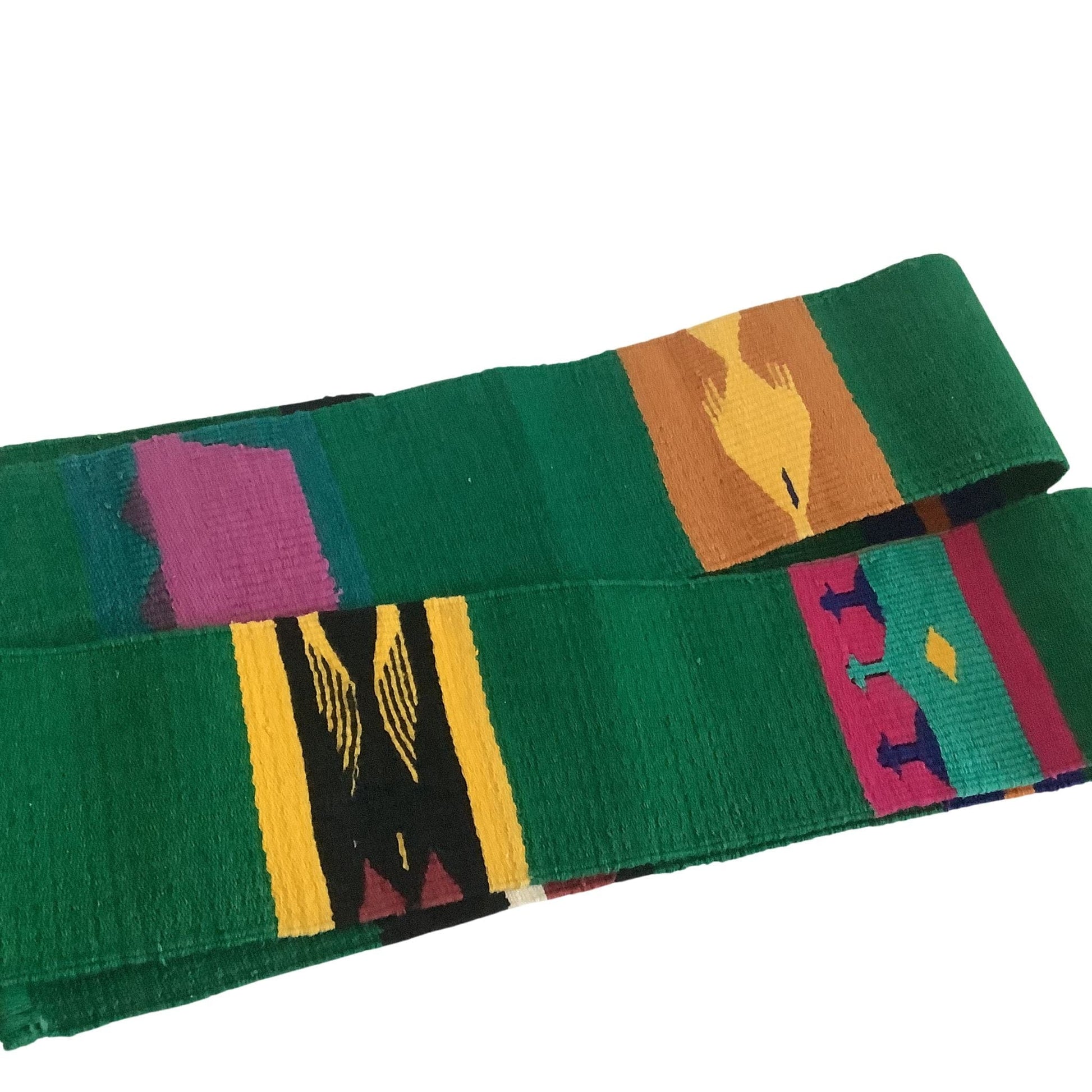 Green Ethnic Faja Belt