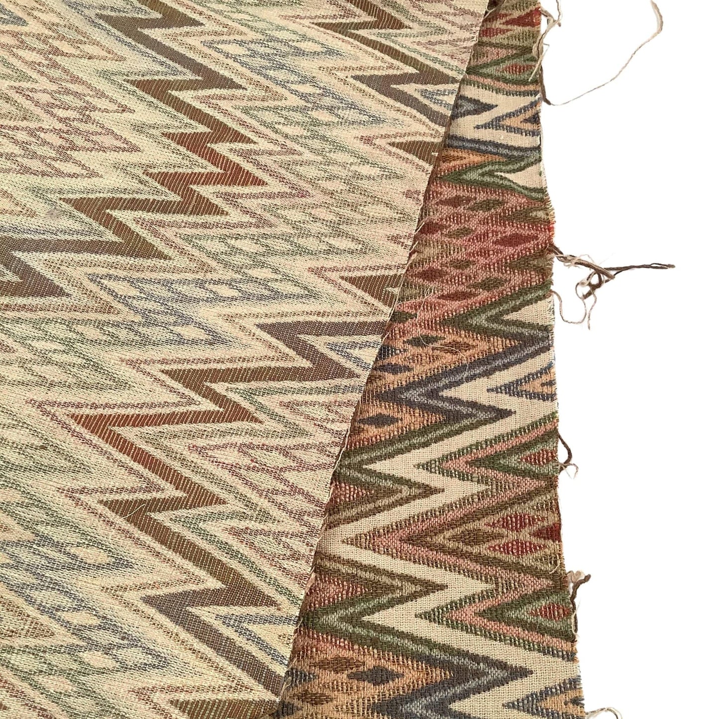 Green Flame Stitch Fabric