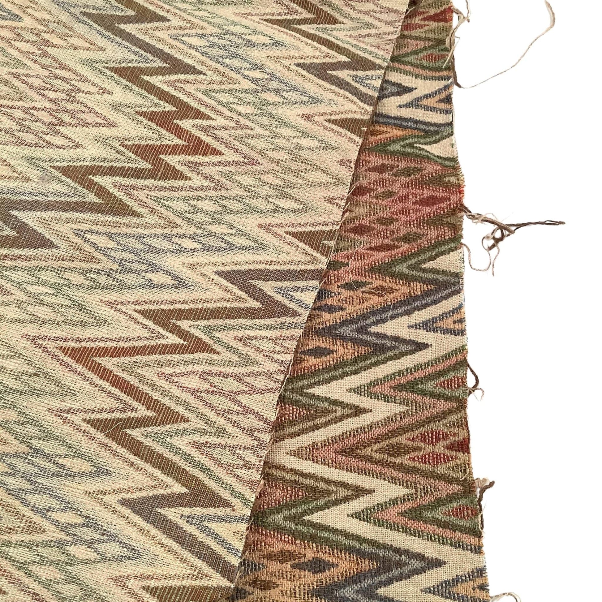 Green Flame Stitch Fabric