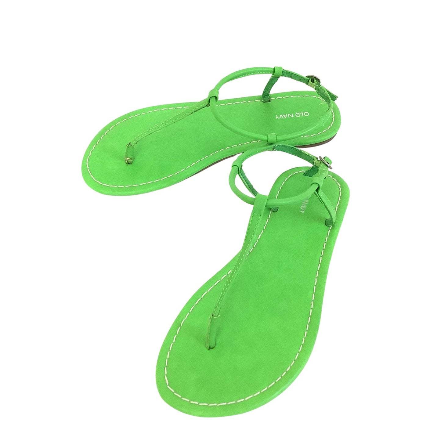 Green Flat Sandals