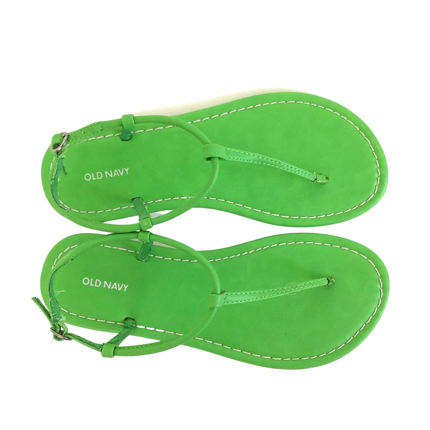 Green Flat Sandals