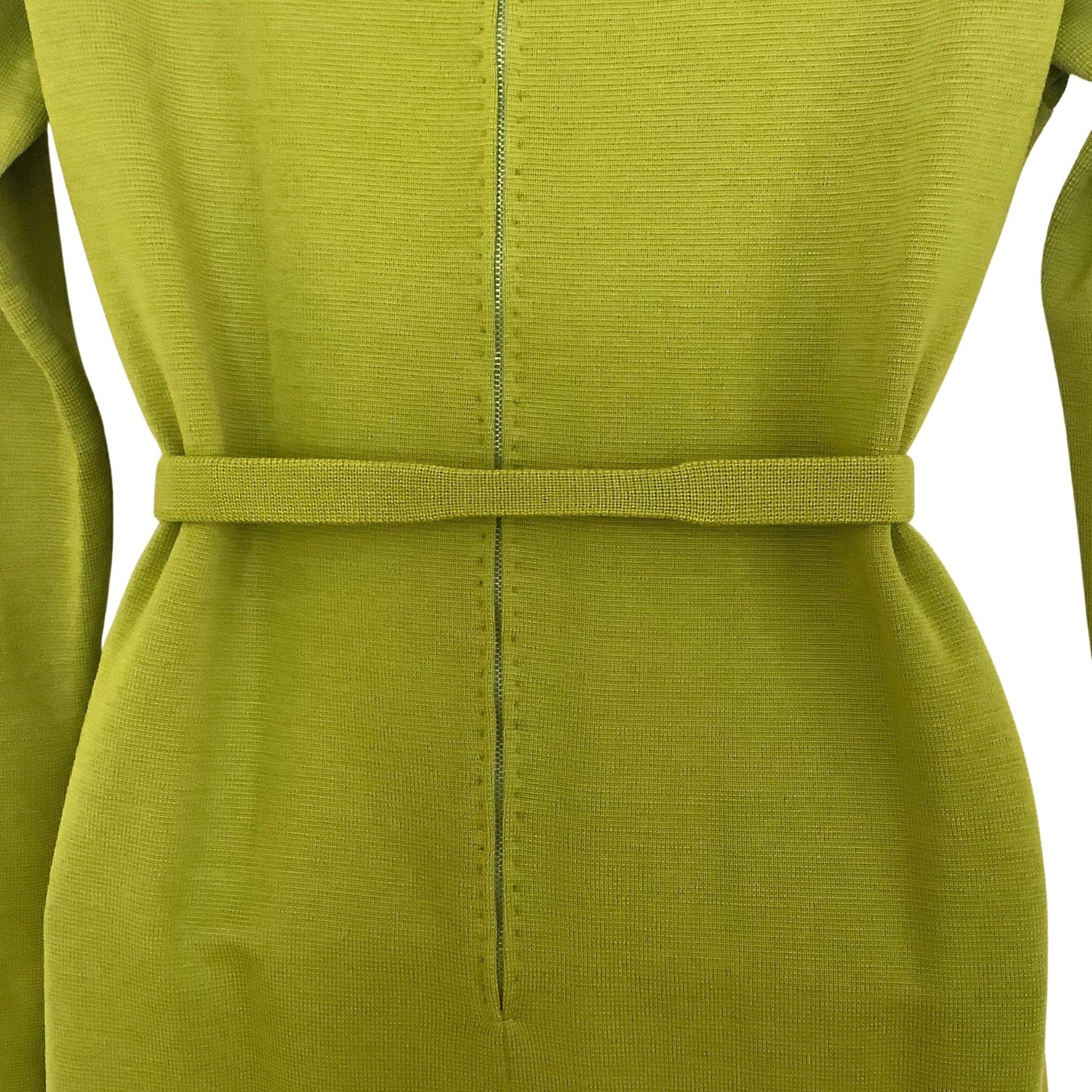 Green Knit Vintage Dress