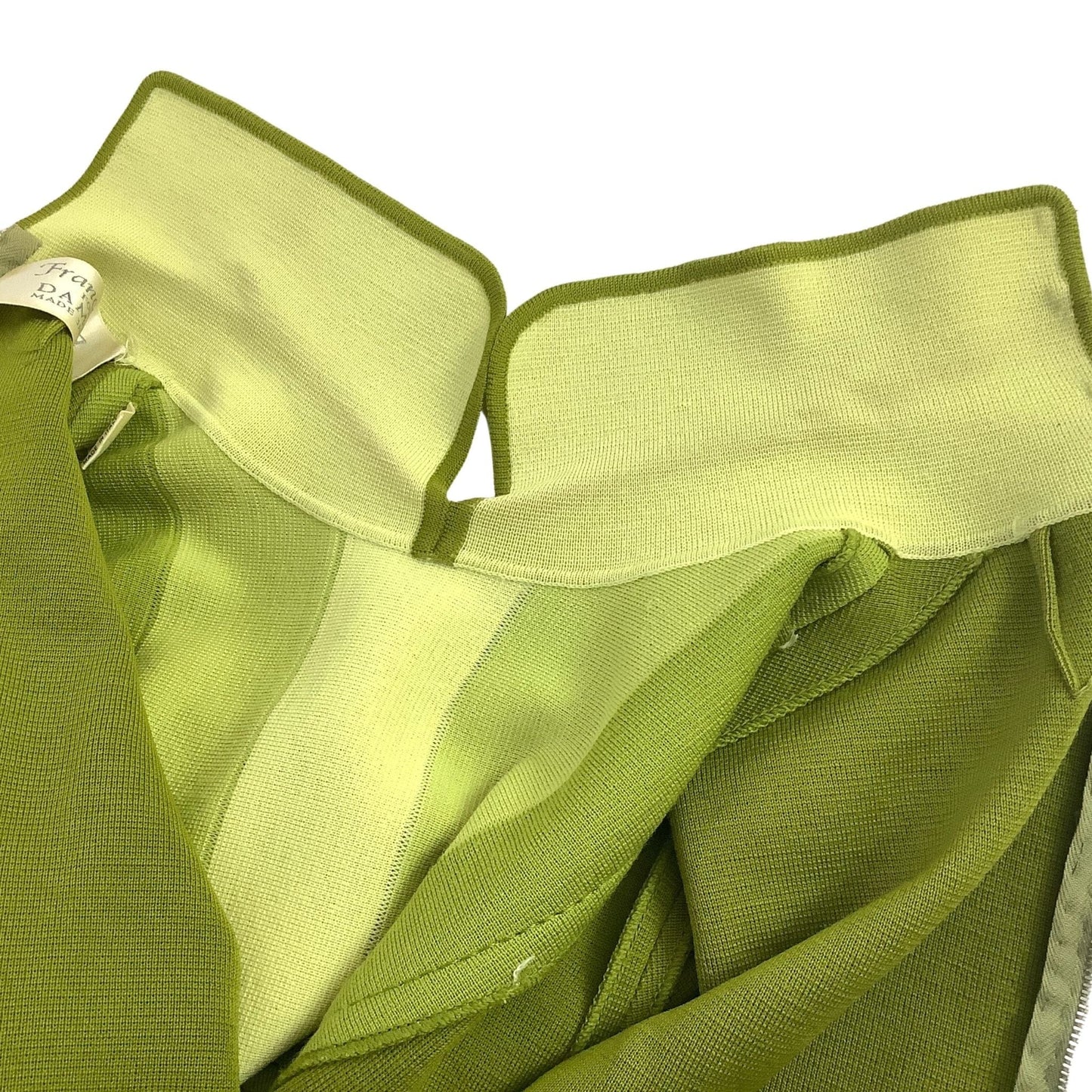 Green Knit Vintage Dress