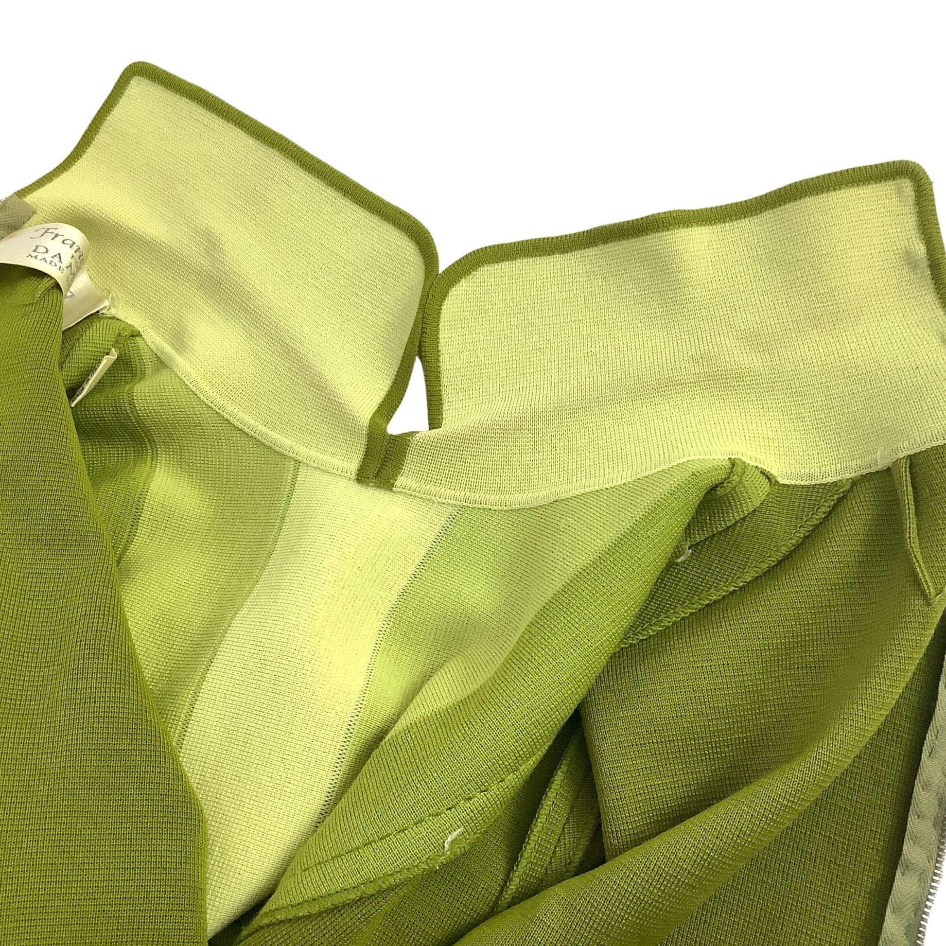 Green Knit Vintage Dress