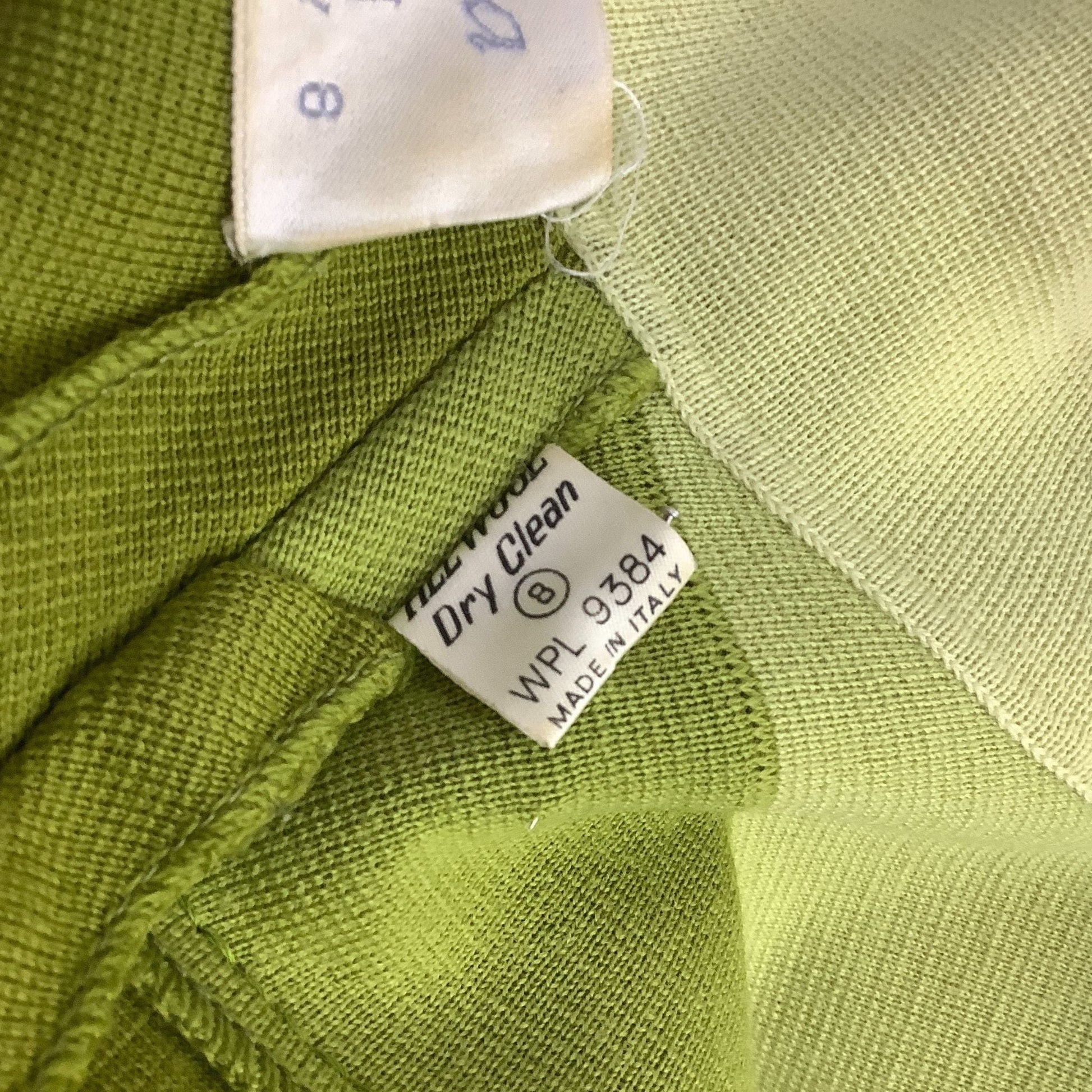 Green Knit Vintage Dress