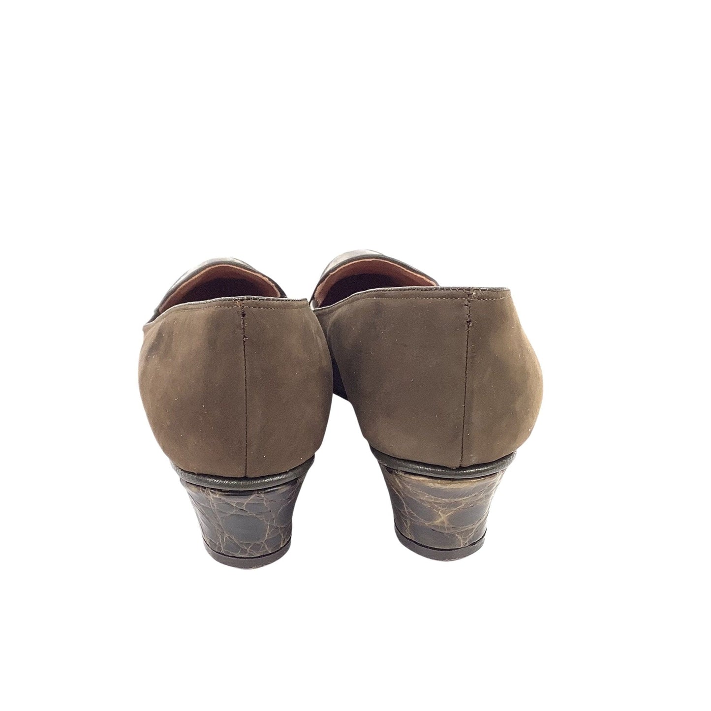 Green Leather Loafers