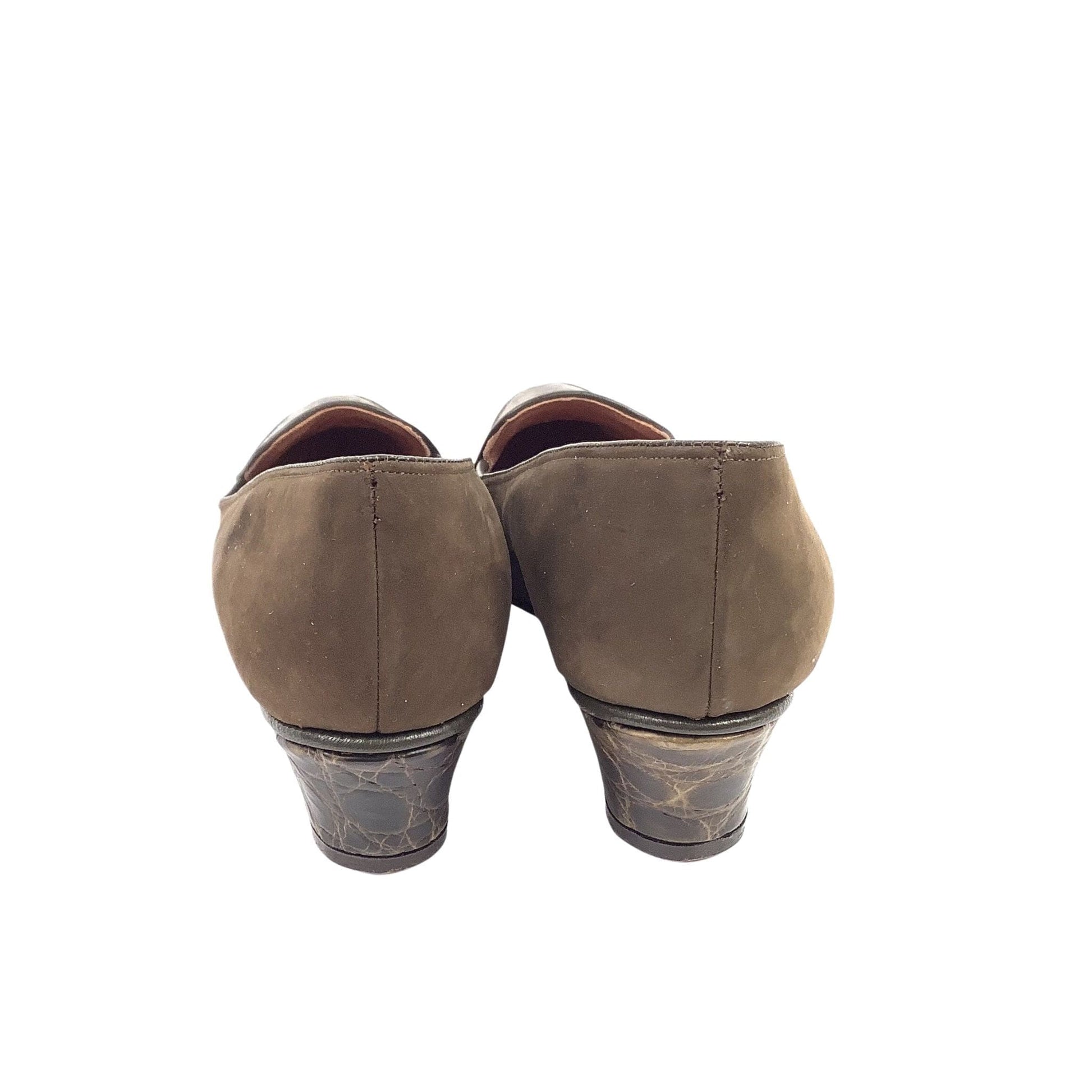 Green Leather Loafers