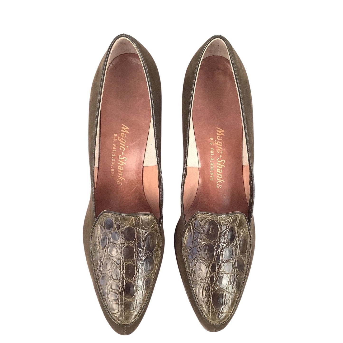 Green Leather Loafers