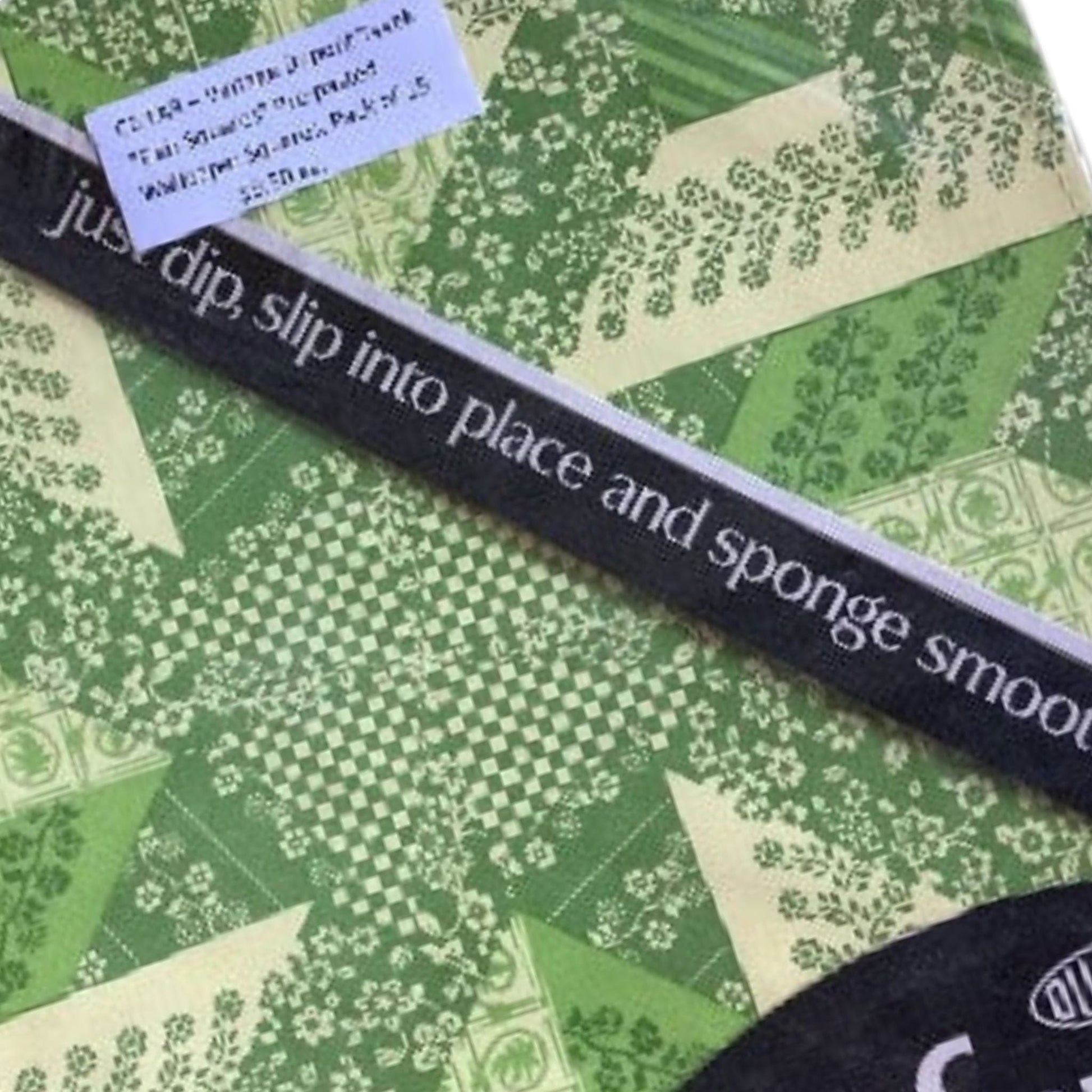 Green Wallpaper Squares