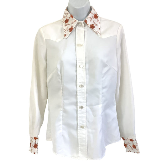 Embroidered Western Shirt - H-Bar-C Vintage Blouse