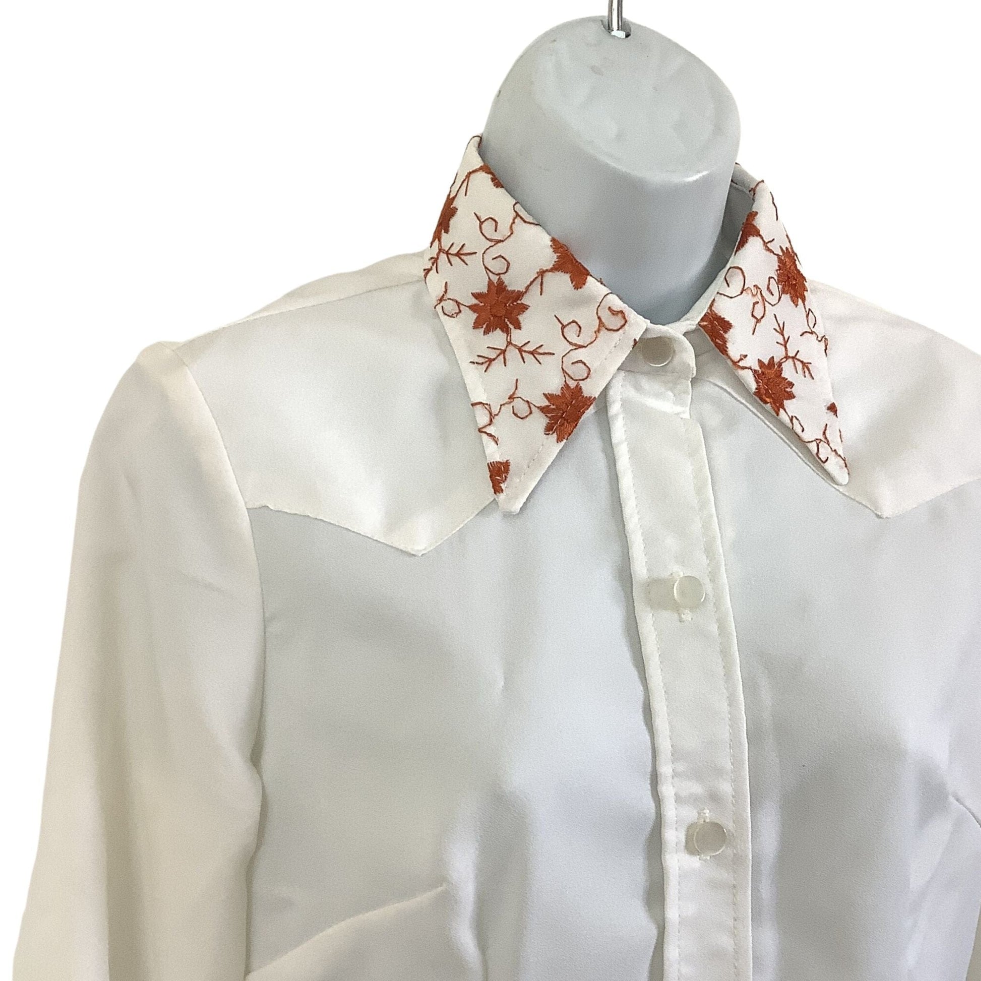Embroidered Western Shirt - H-Bar-C Vintage Blouse