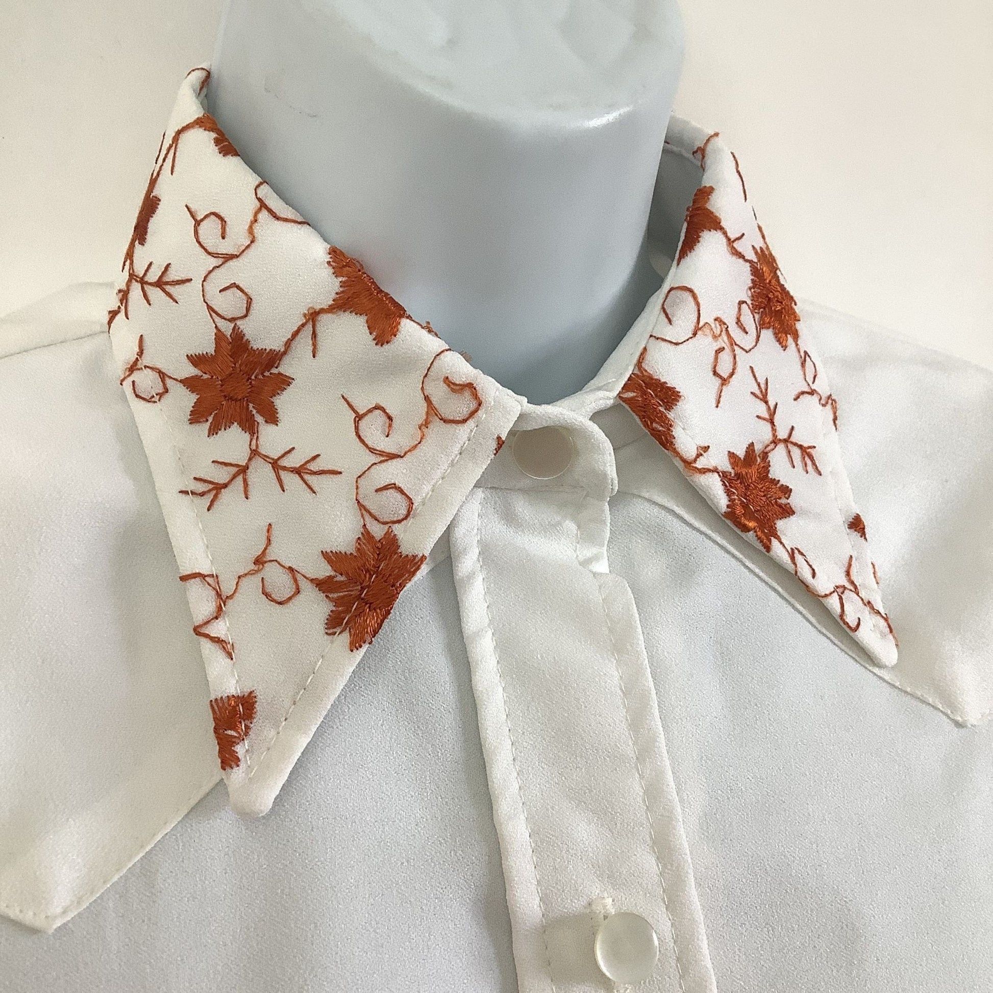 Embroidered Western Shirt - H-Bar-C Vintage Blouse