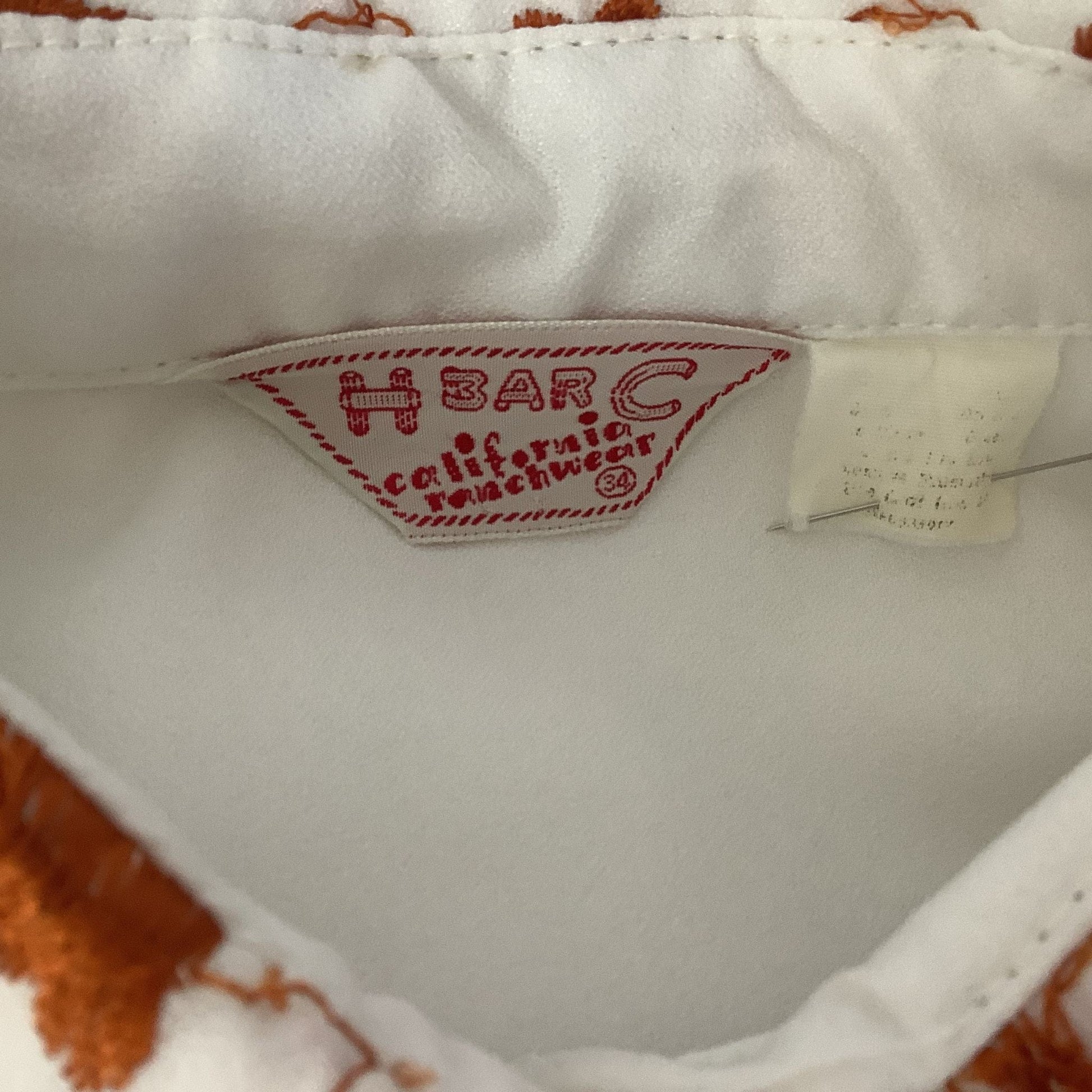 Embroidered Western Shirt - H-Bar-C Vintage Blouse