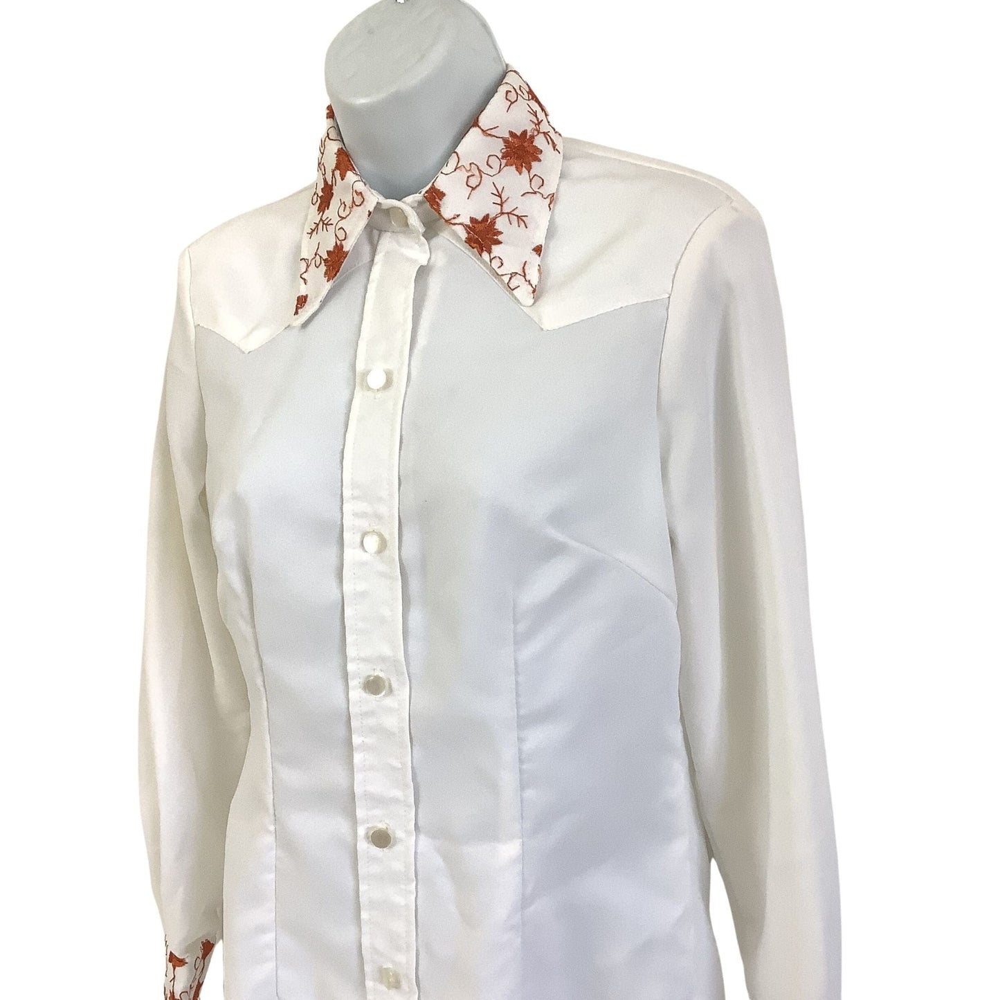 Embroidered Western Shirt - H-Bar-C Vintage Blouse