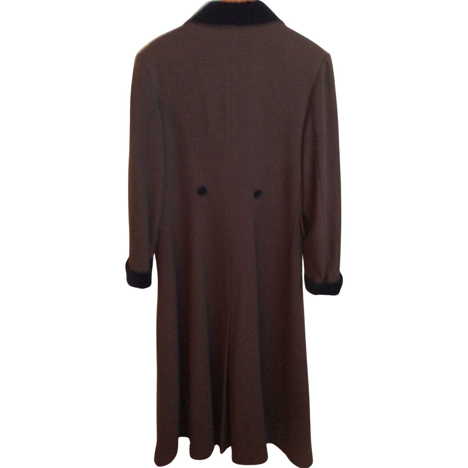 Halston Maxi Wool Coat