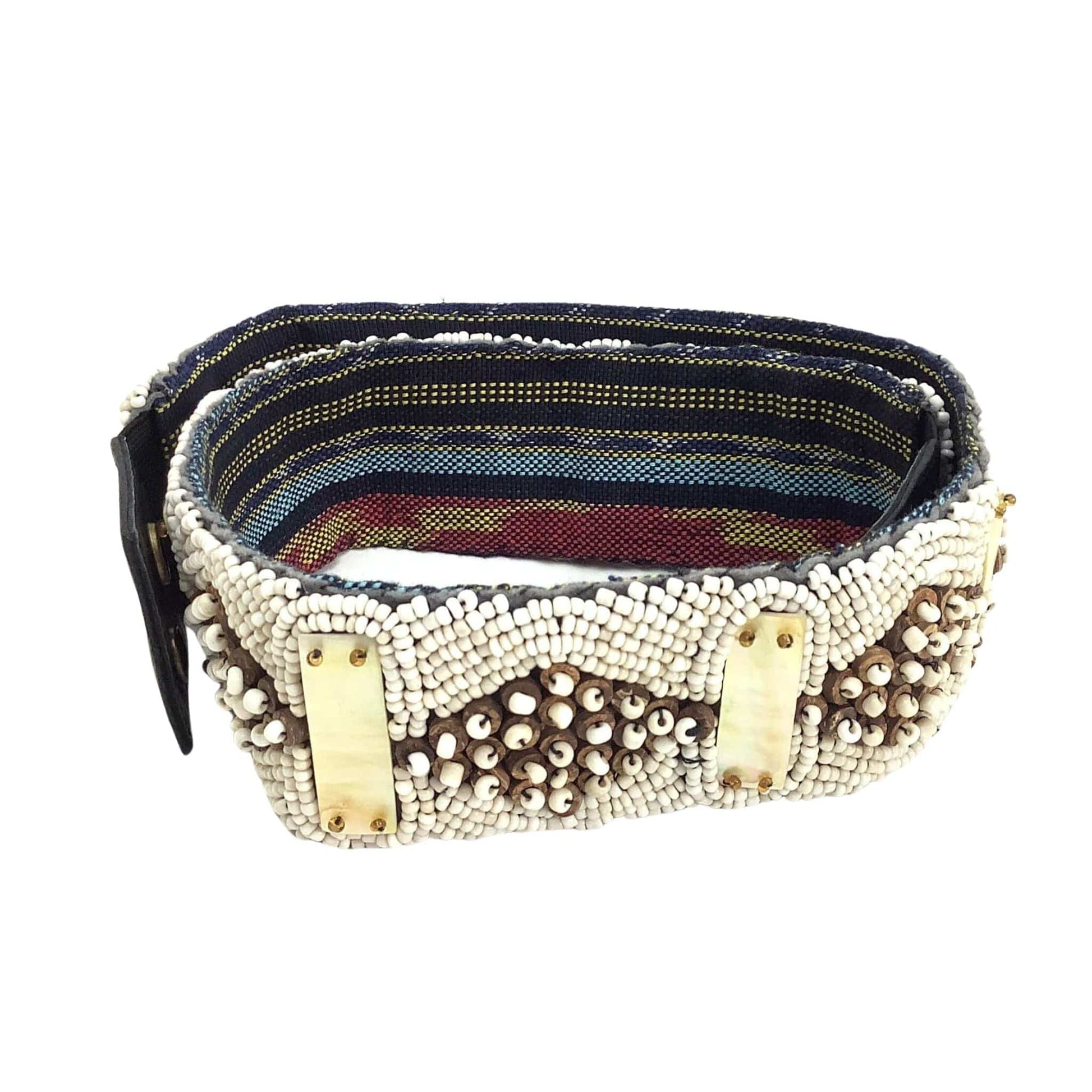 Hand Beaded Vintage Belt