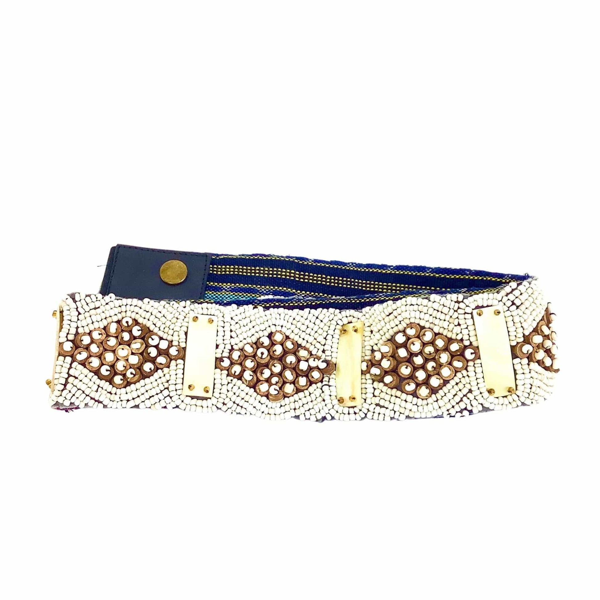 Hand Beaded Vintage Belt