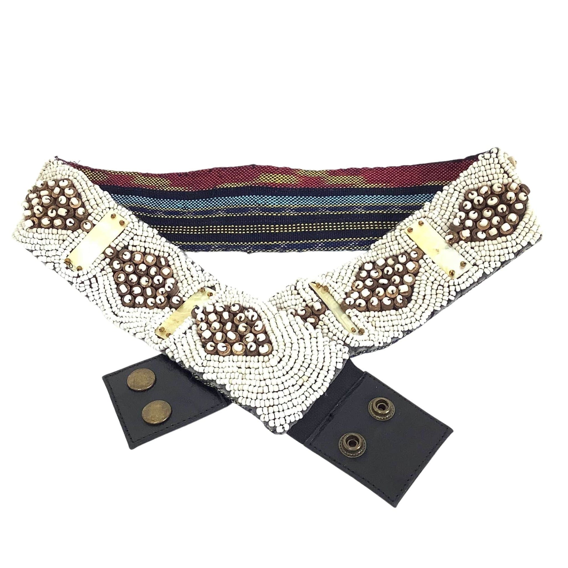 Hand Beaded Vintage Belt