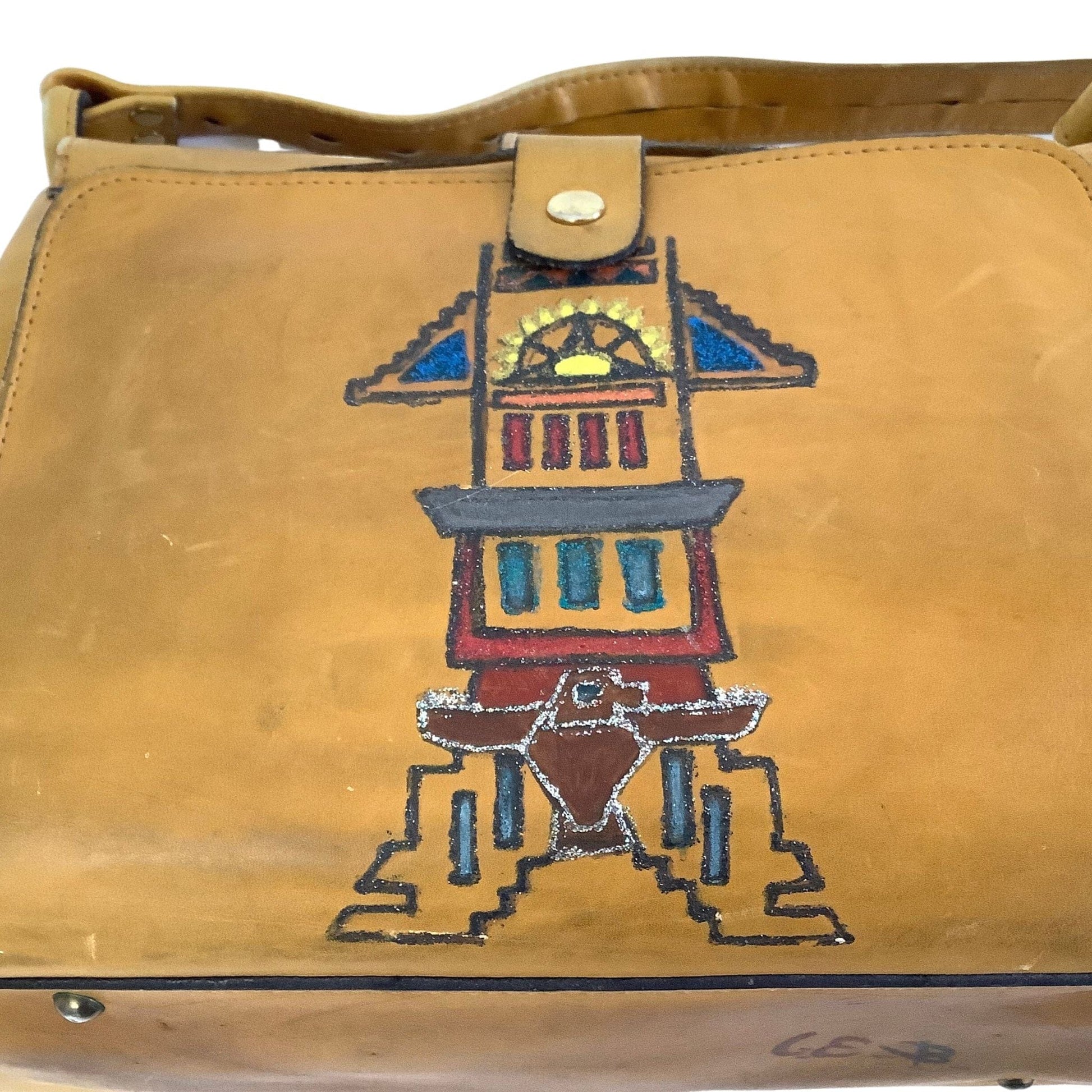 Hand Painted Western Bag