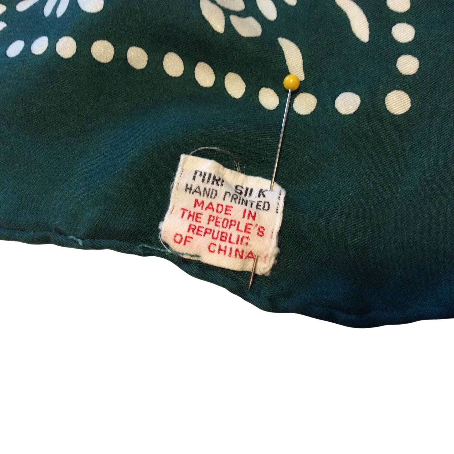 Hand Printed Silk Scarf