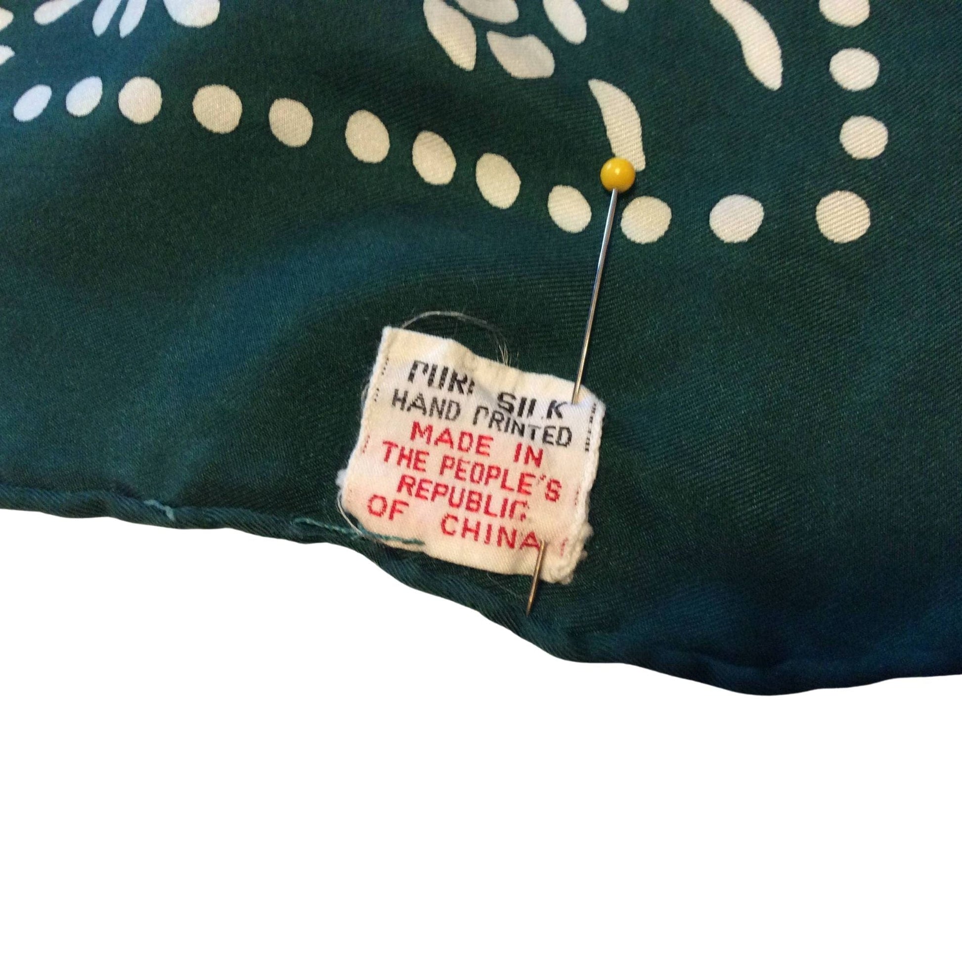 Hand Printed Silk Scarf