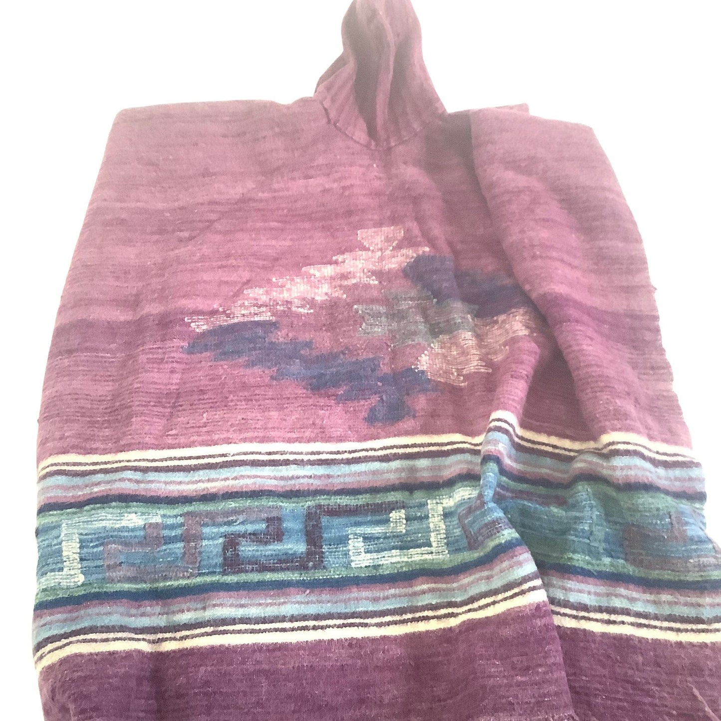 Handwoven Rustic Poncho