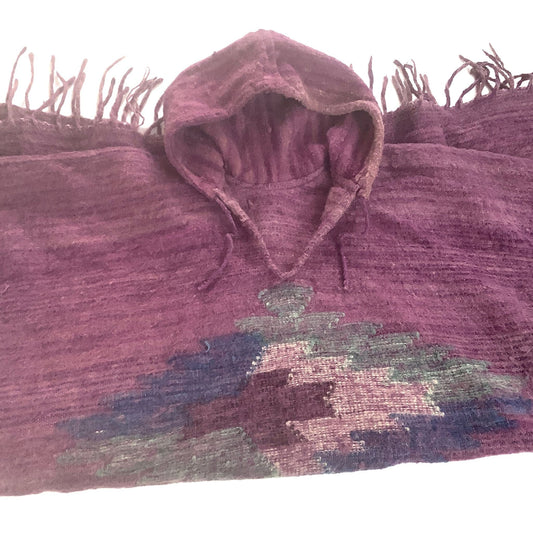 Handwoven Rustic Poncho