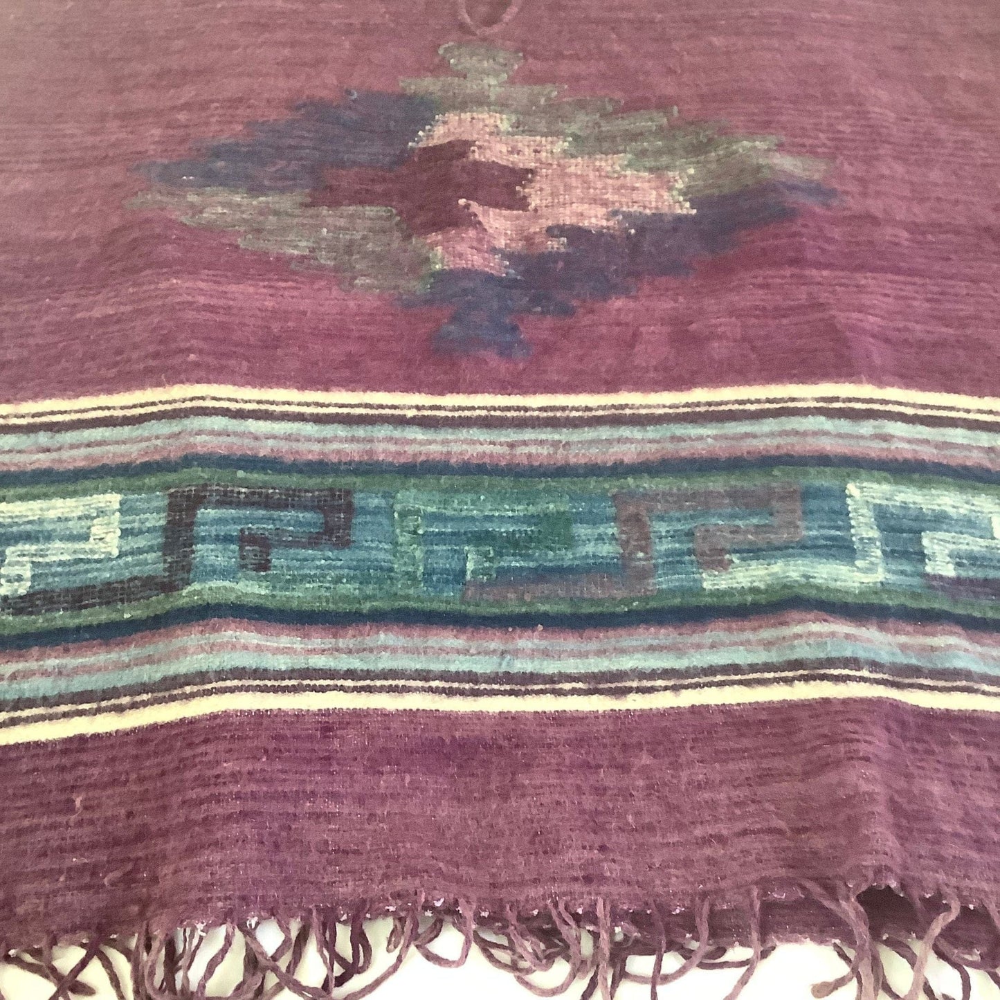 Handwoven Rustic Poncho