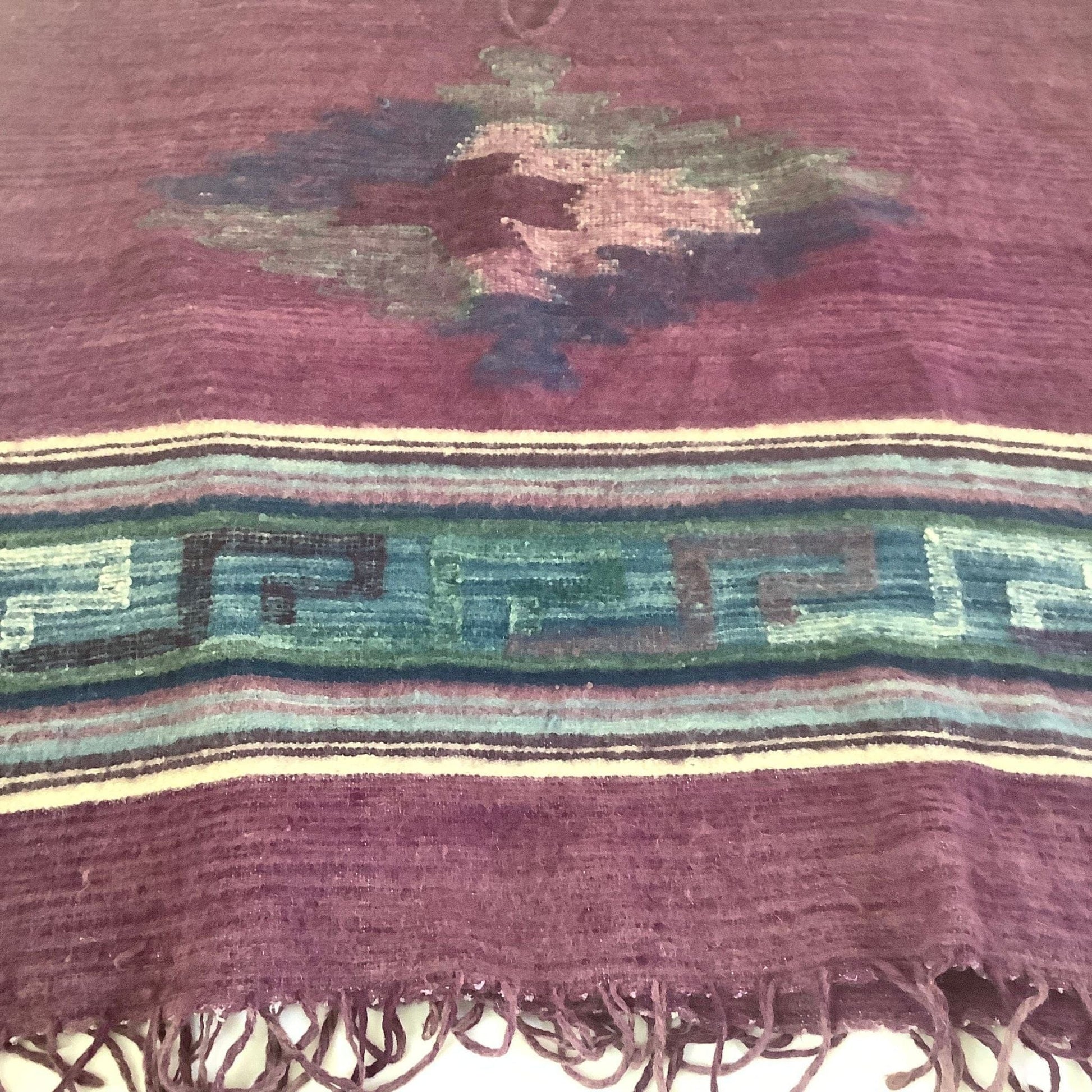 Handwoven Rustic Poncho