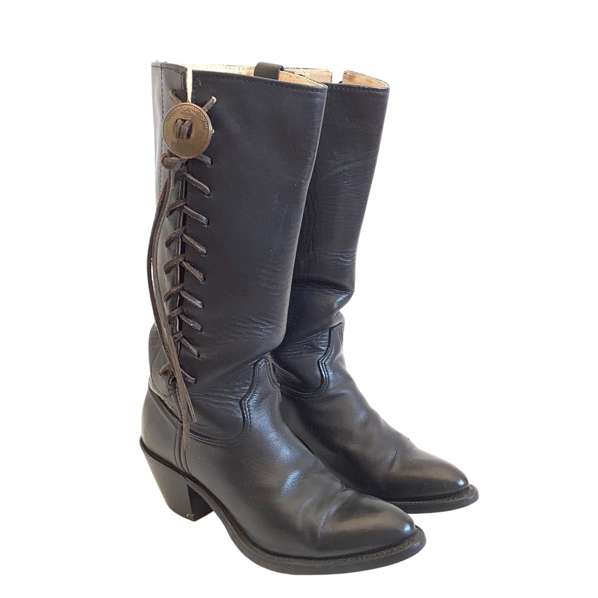 Harley Side Lace Boots