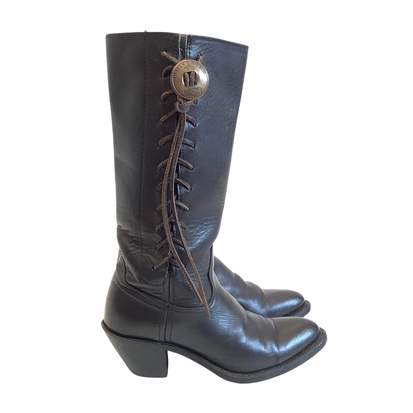 Harley Side Lace Boots