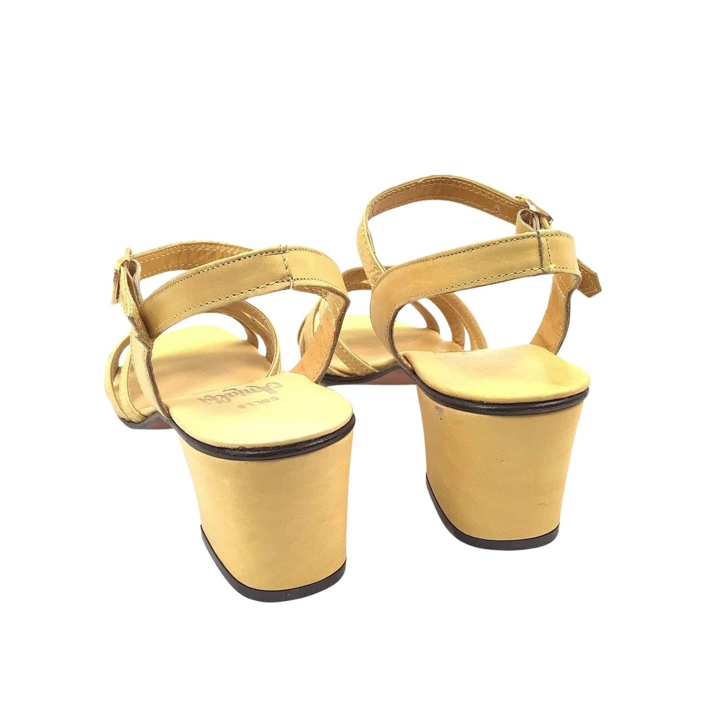Heeled Yellow Sandals