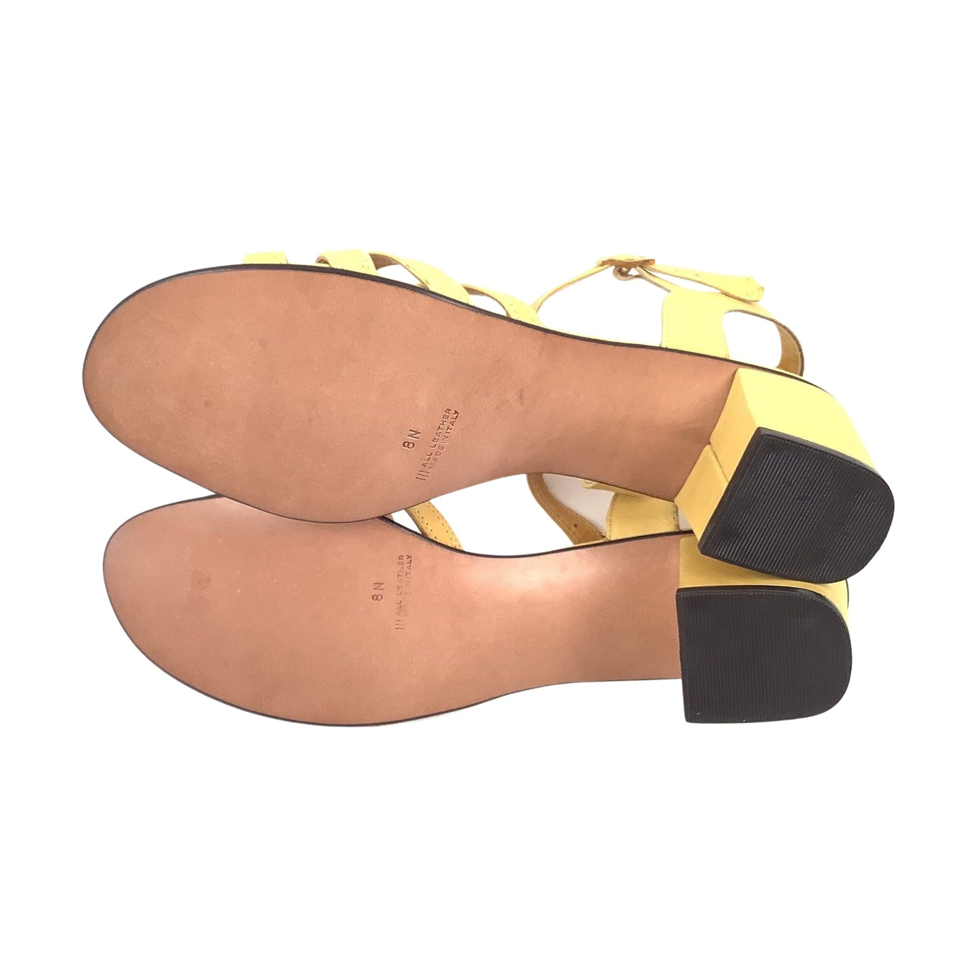 Heeled Yellow Sandals