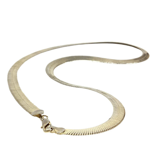 Herringbone Gold-Tone Chain