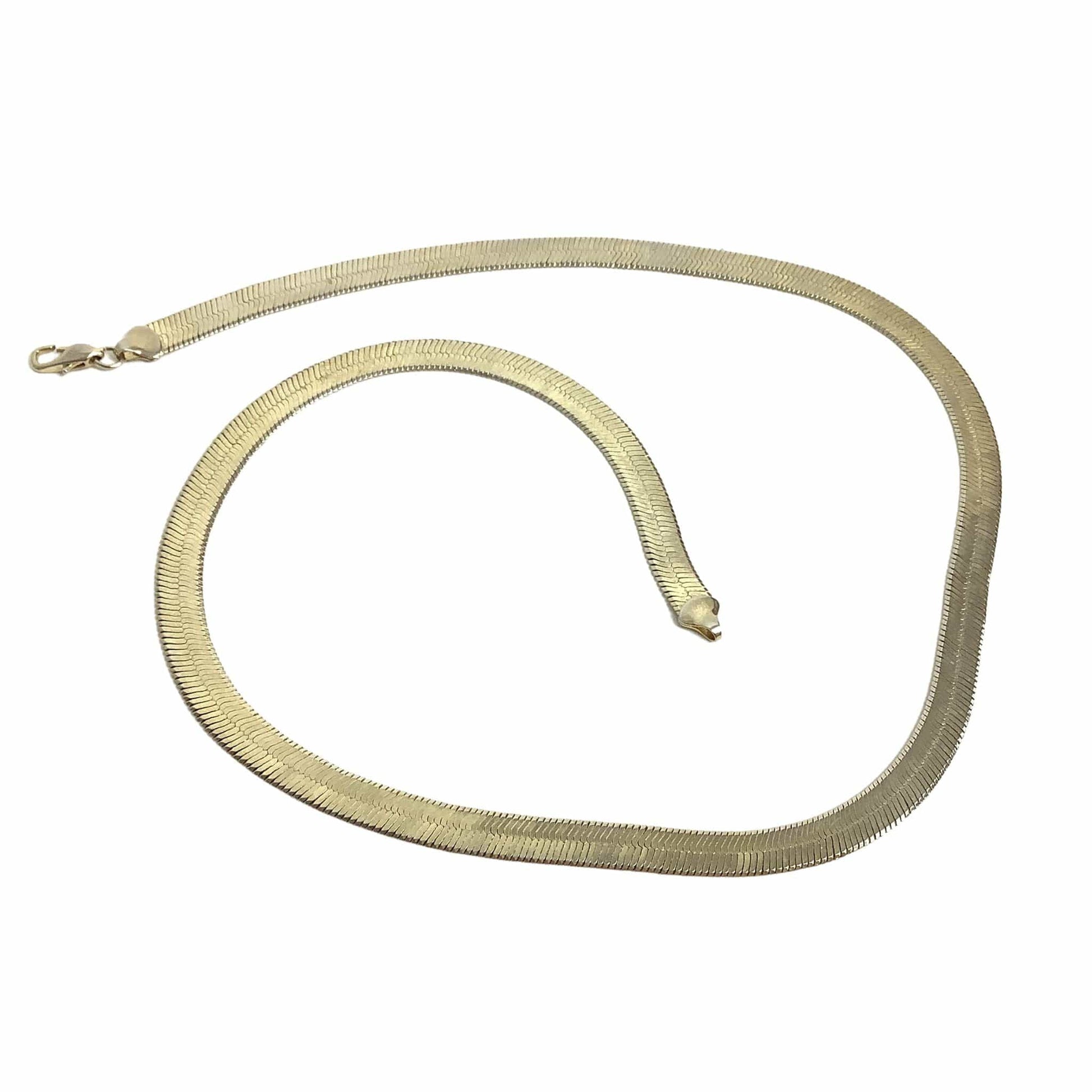 Herringbone Gold-Tone Chain