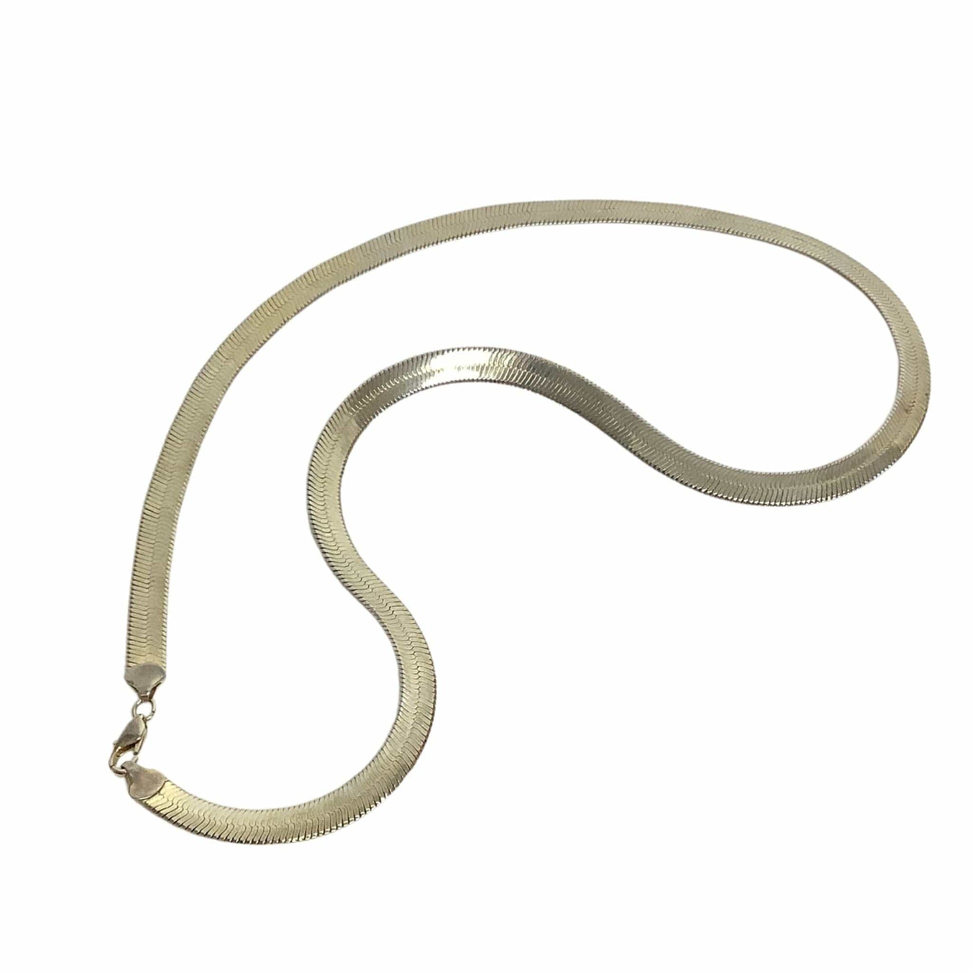 Herringbone Gold-Tone Chain