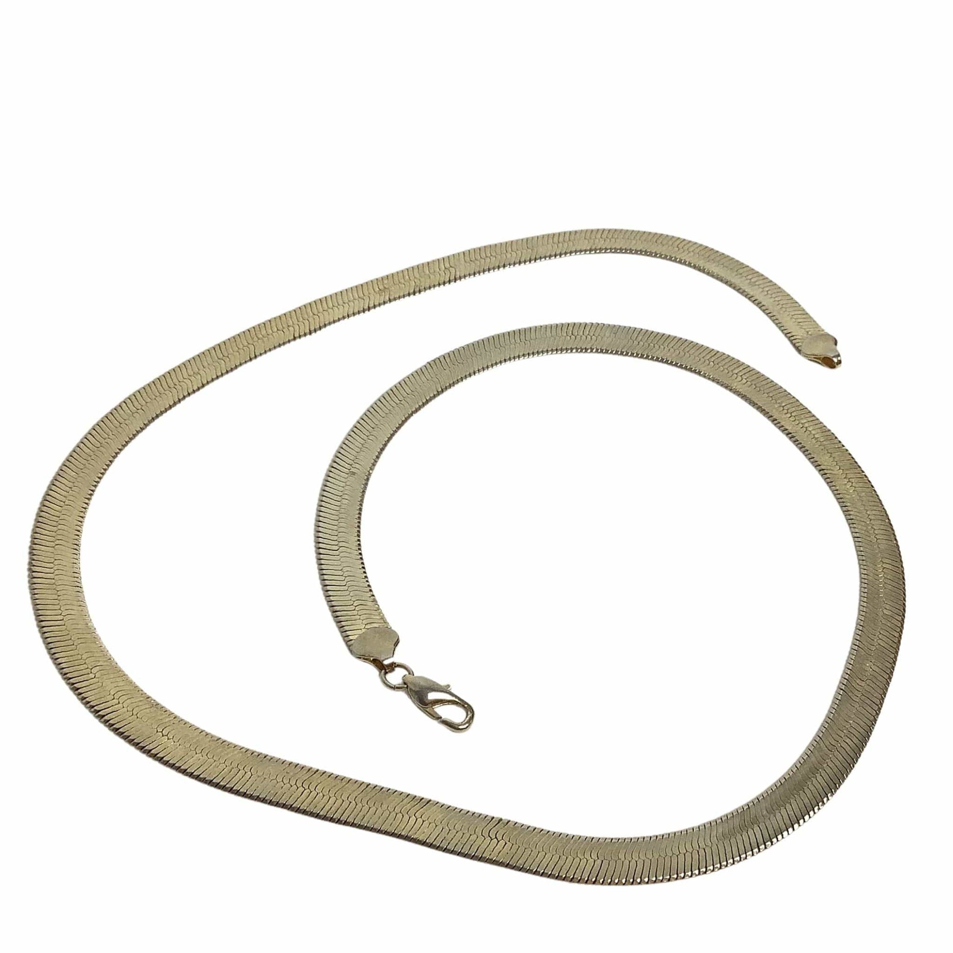 Herringbone Gold-Tone Chain