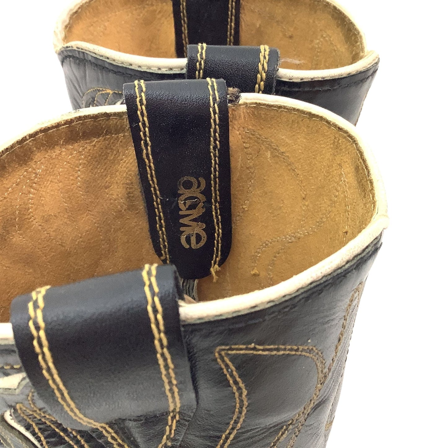 Inlay Leather Child Boots