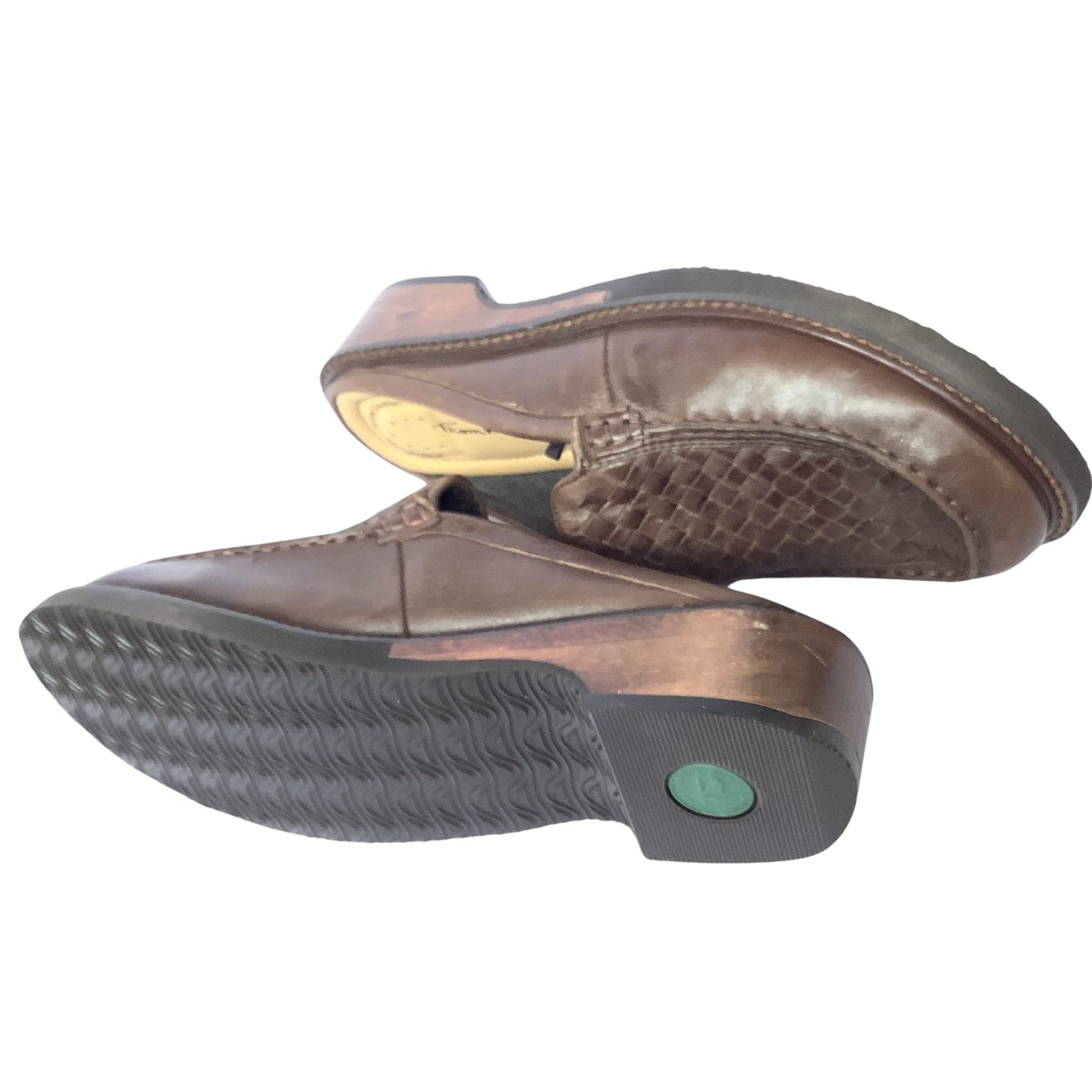 Intrecciato Leather Mules