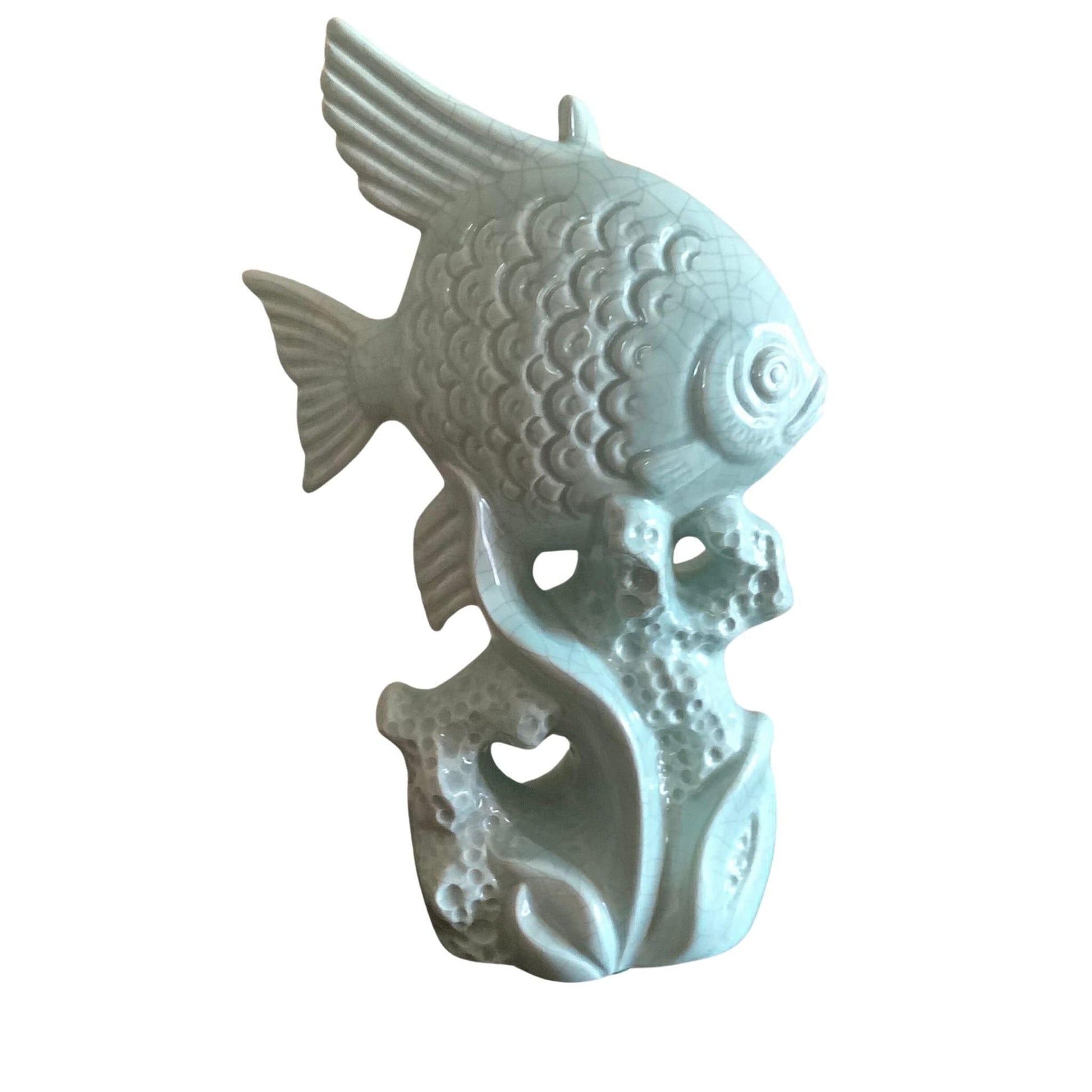 Jaru Ceramic Fish Figurine