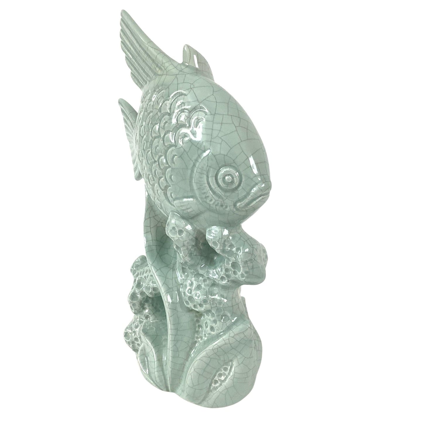 Jaru Ceramic Fish Figurine