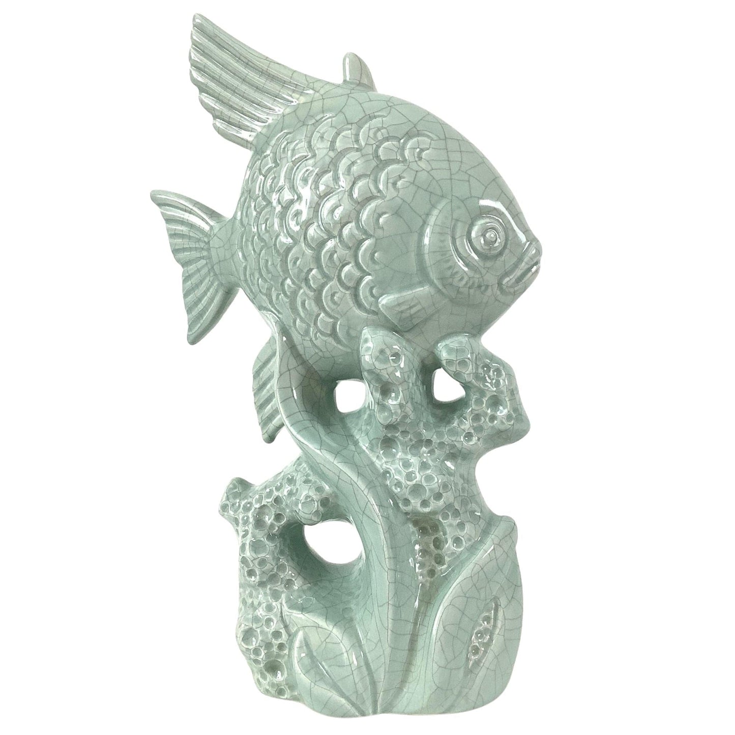 Jaru Ceramic Fish Figurine