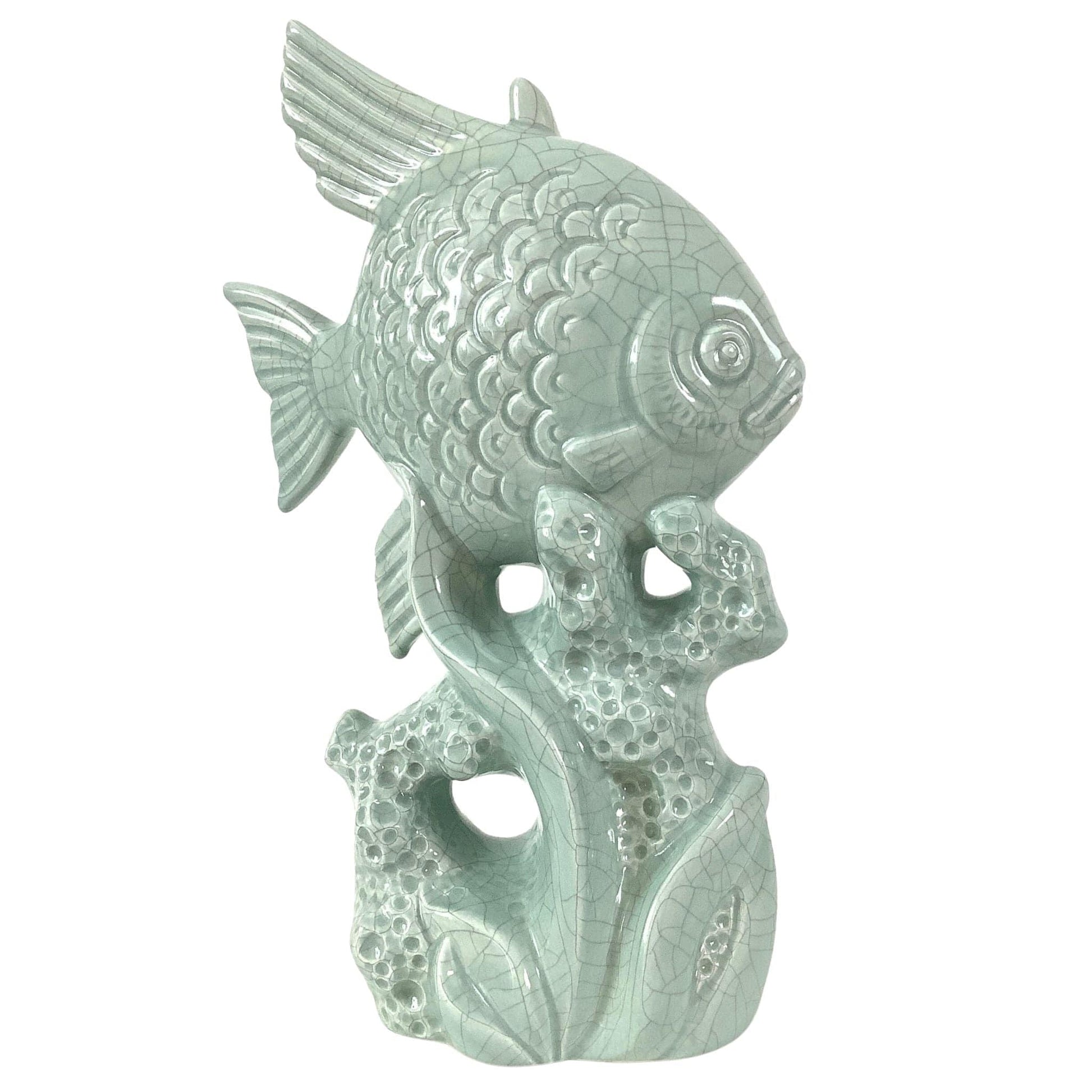 Jaru Ceramic Fish Figurine