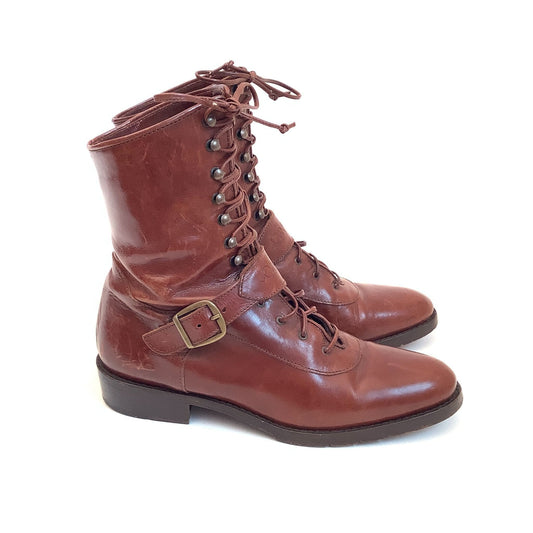 Joan & David Laced Boots