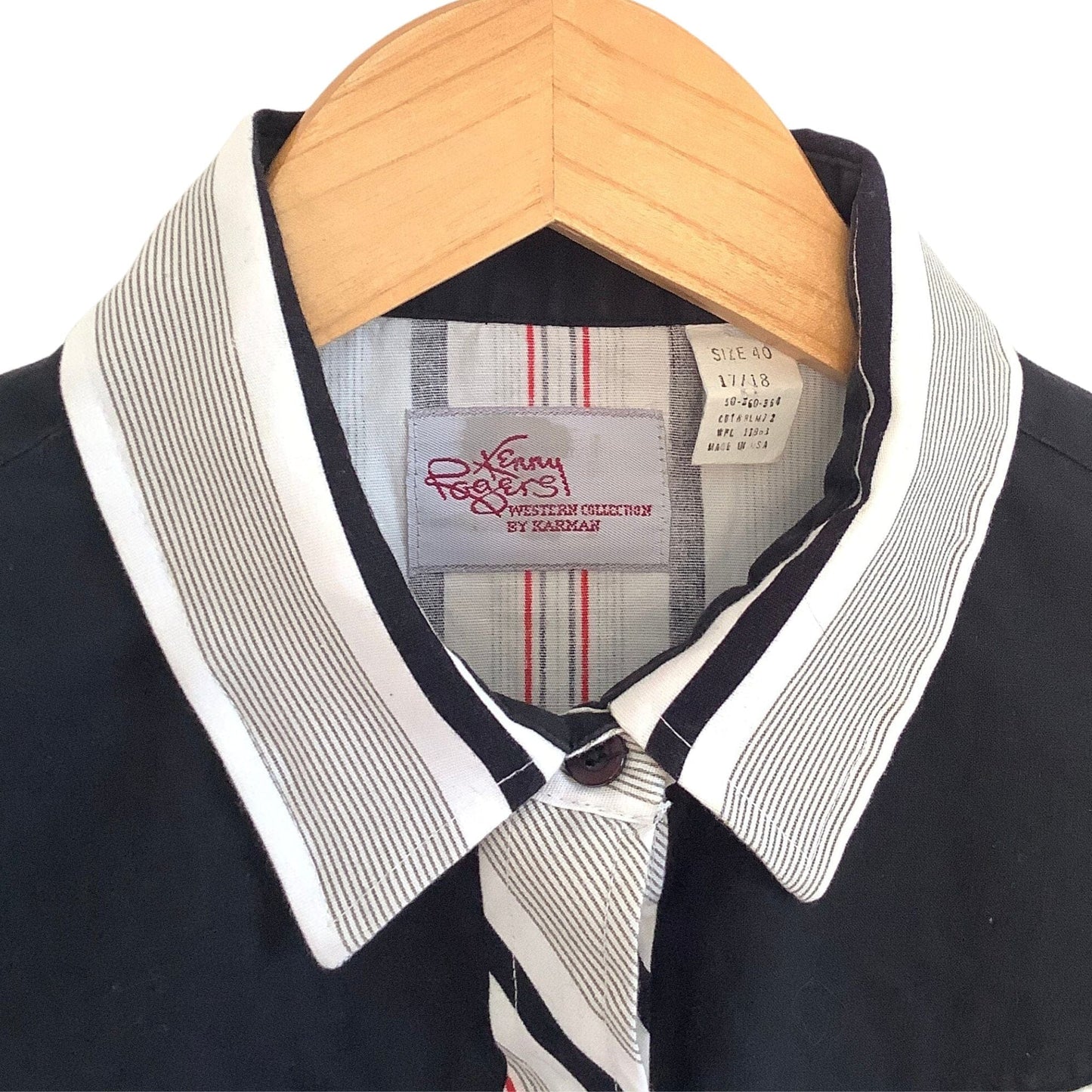 Kenny Rogers Blouse - Vintage Western Wear