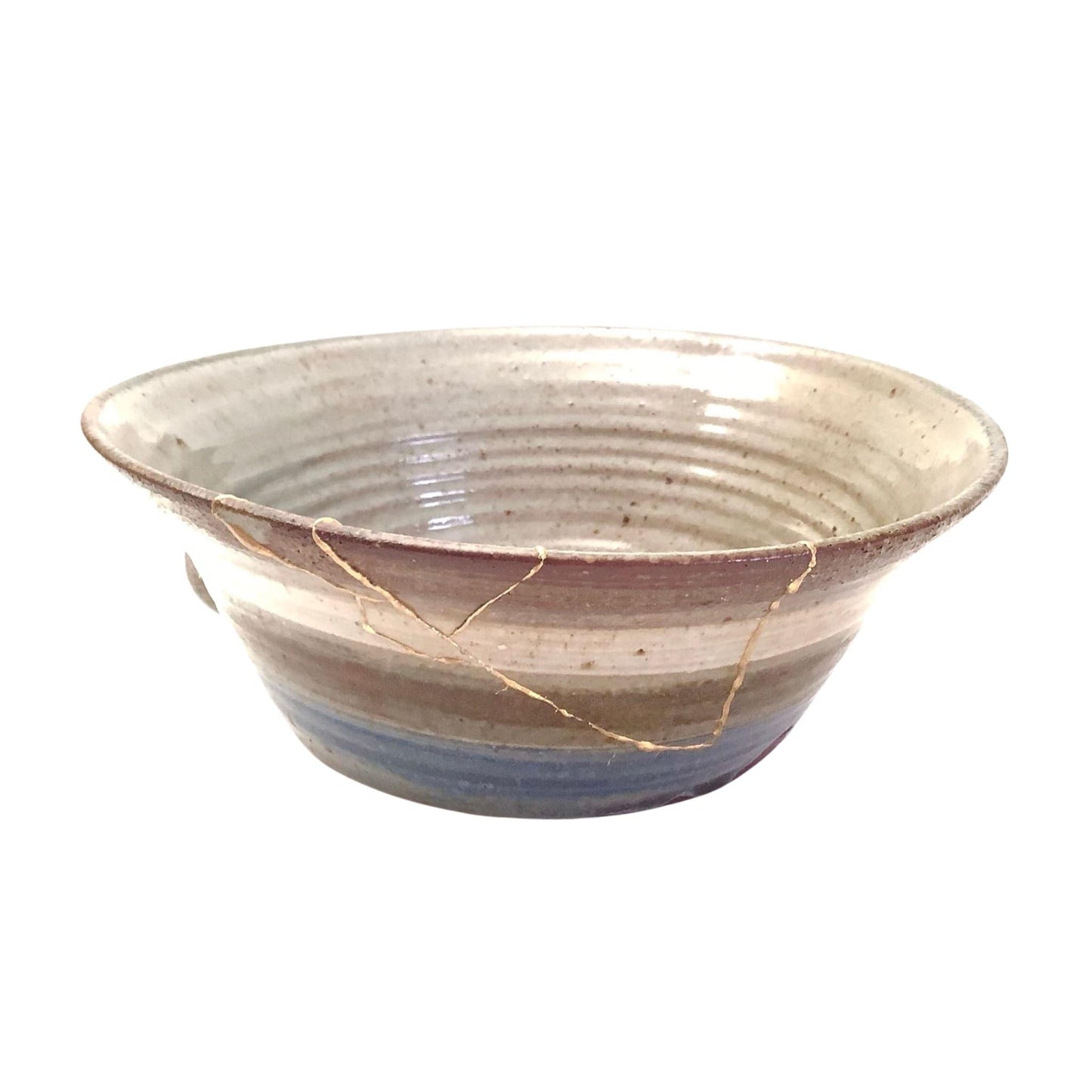 Kintsugi Style Pottery Bowl