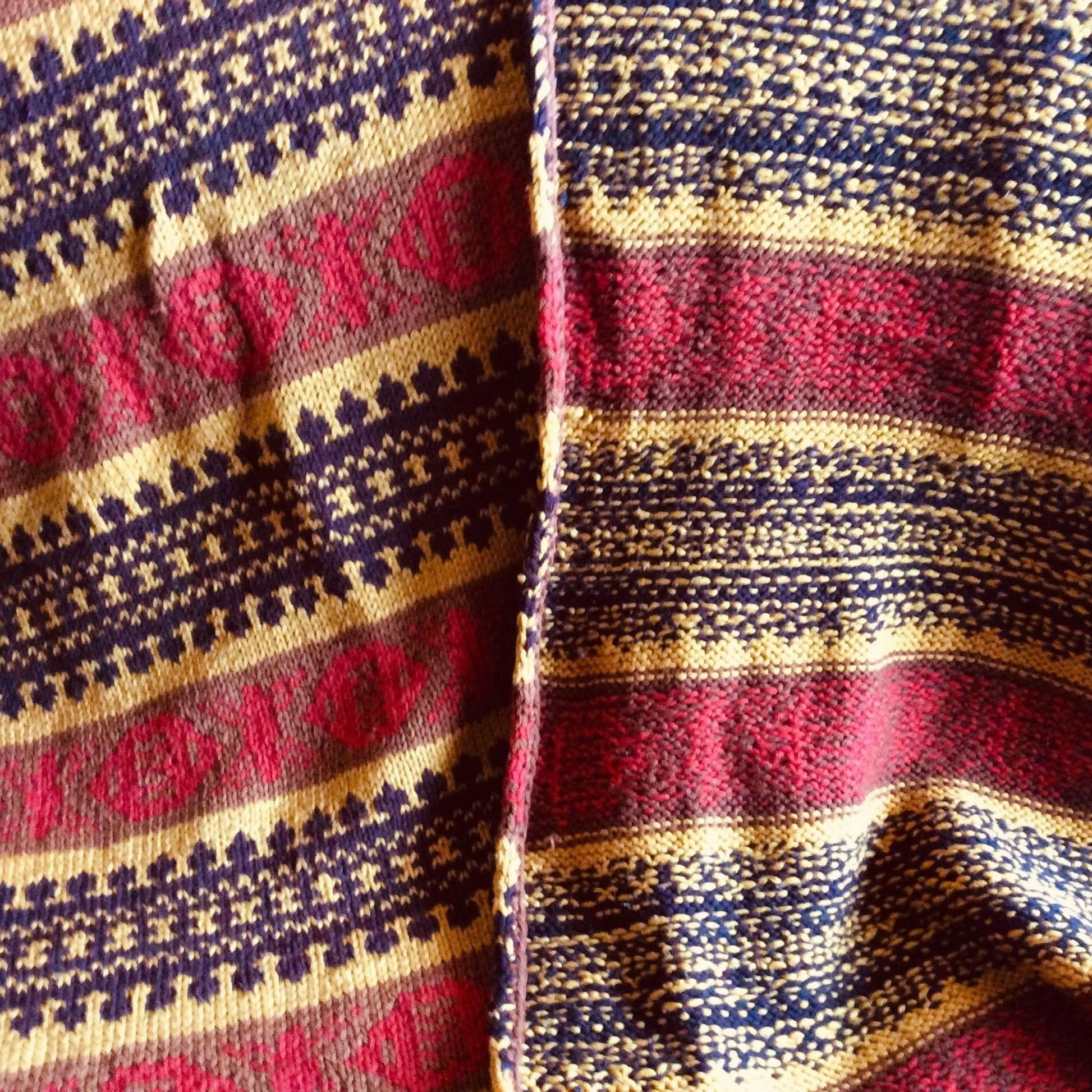 Knitted Vintage Throw