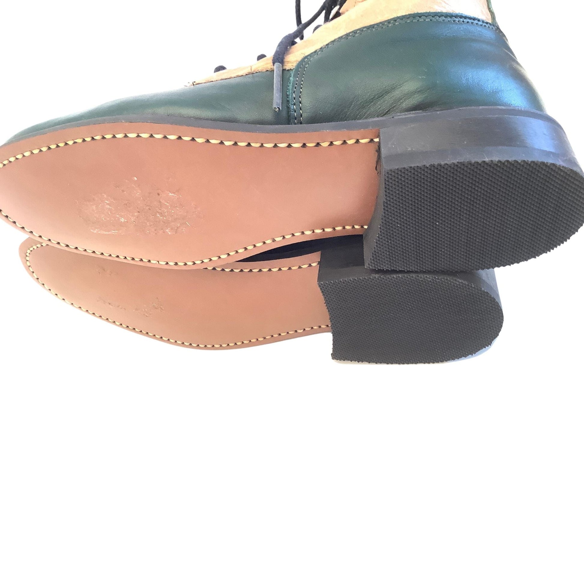 Laced Flat Ankle Boots