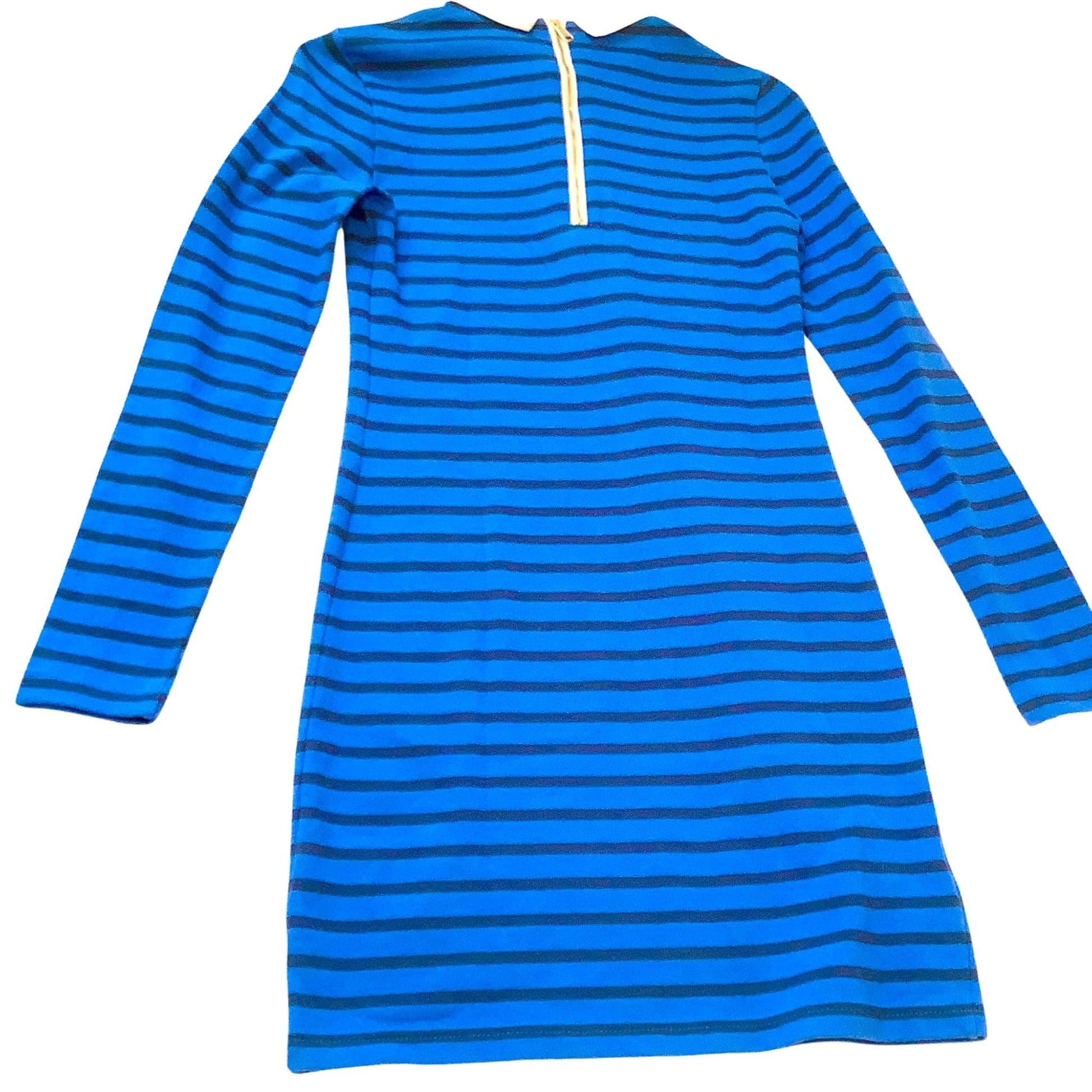 Lacoste Y2K Polo Mini Dress Blue-Multi Stripe Size-XS Lacoste Y2K Polo Mini Dress Blue-Multi Stripe Size-XS