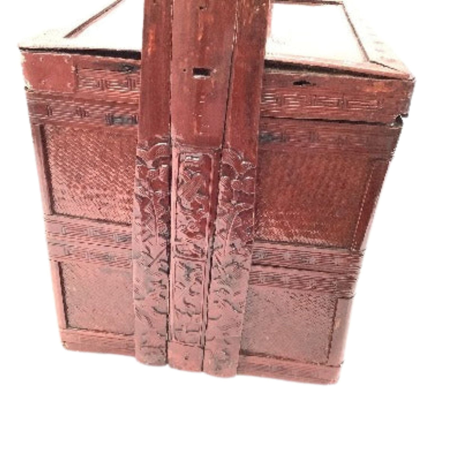 Lacquered Chinese Basket